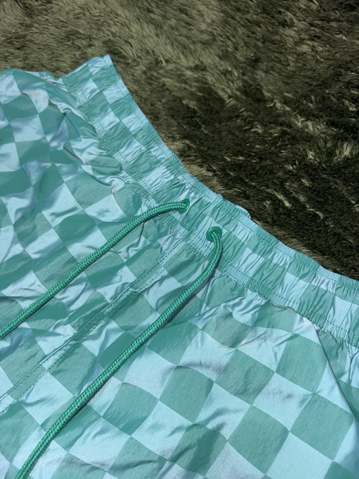 Nike [XL] Nike club green checker board shorts half pants Size US 34 / EU 50 - 2 Thumbnail