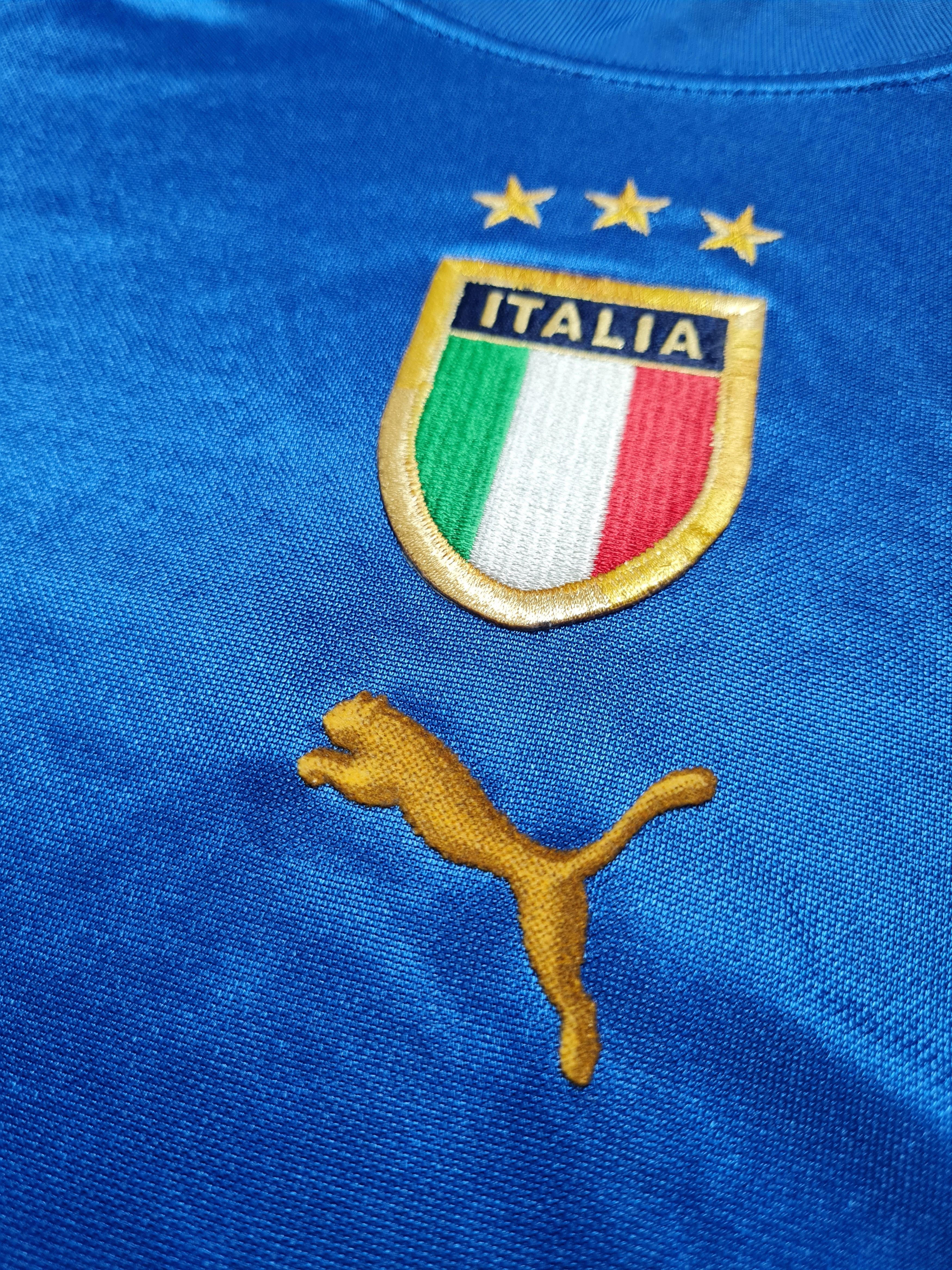 Puma Italy 2004-2006 Home Football Shirt PumaTrikot Maglia Size US XS / EU 42 / 0 - 9 Thumbnail