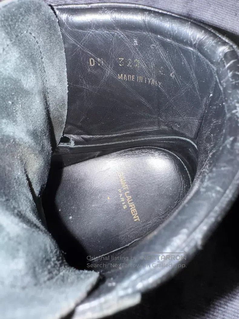 Saint Laurent Paris Saint Laurent Paris Black Samurai Oil Bullhide High-top St Size US 8 / EU 41 - 6 Thumbnail