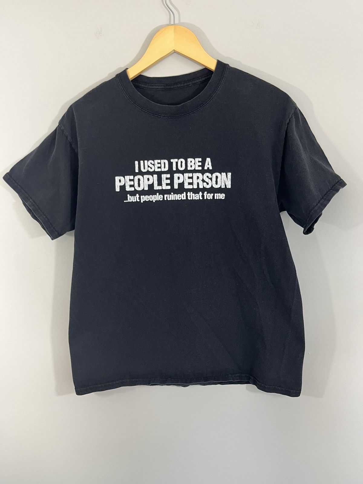 Vintage Sun Faded Distressed Y2K Fuck You Humor Tee Size US M / EU 48-50 / 2 - 2 Thumbnail