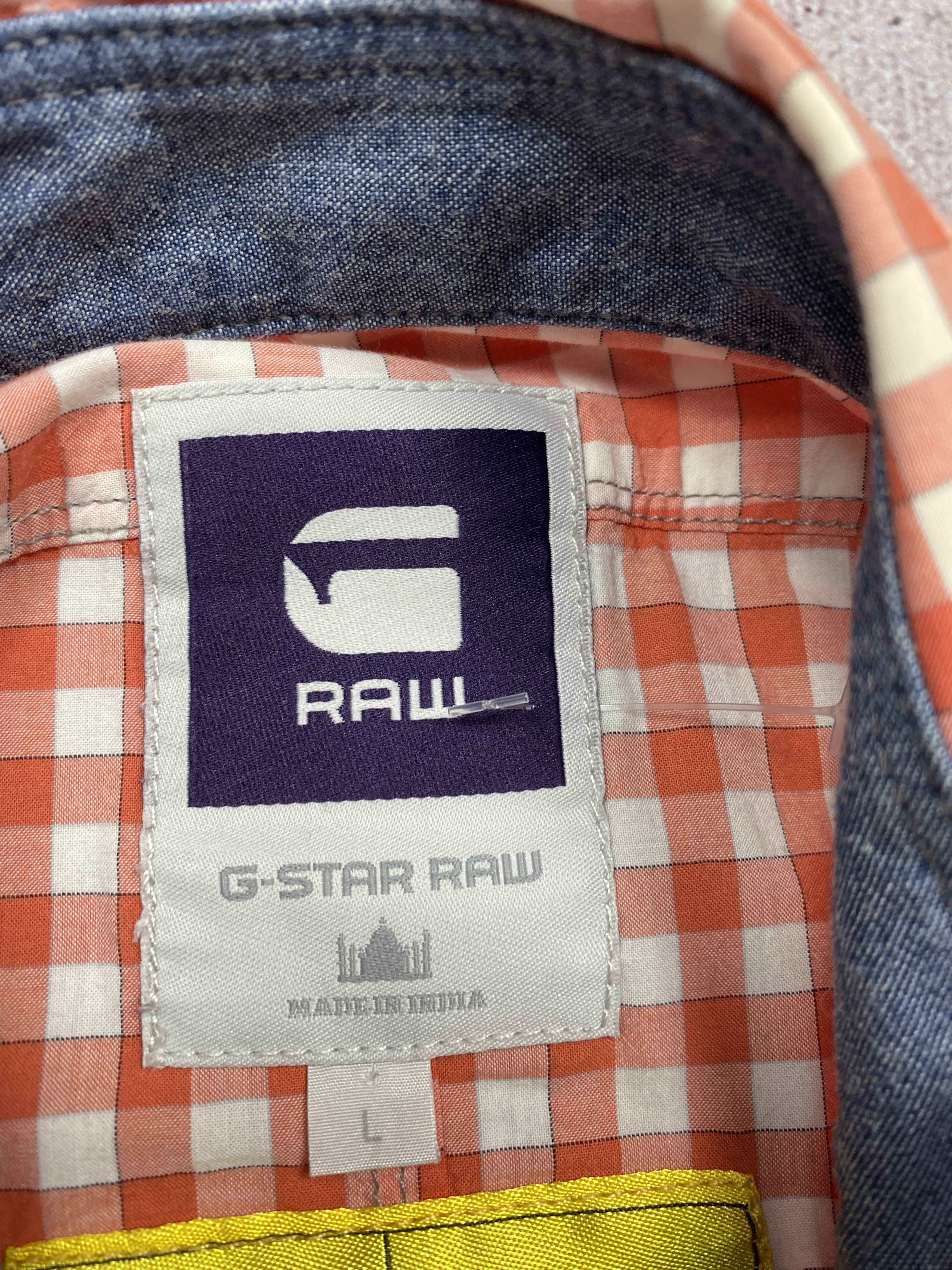 G-Star G Star Raw Vintage Mens Long Sleeve Shirt Size US L / EU 52-54 / 3 - 6 Thumbnail