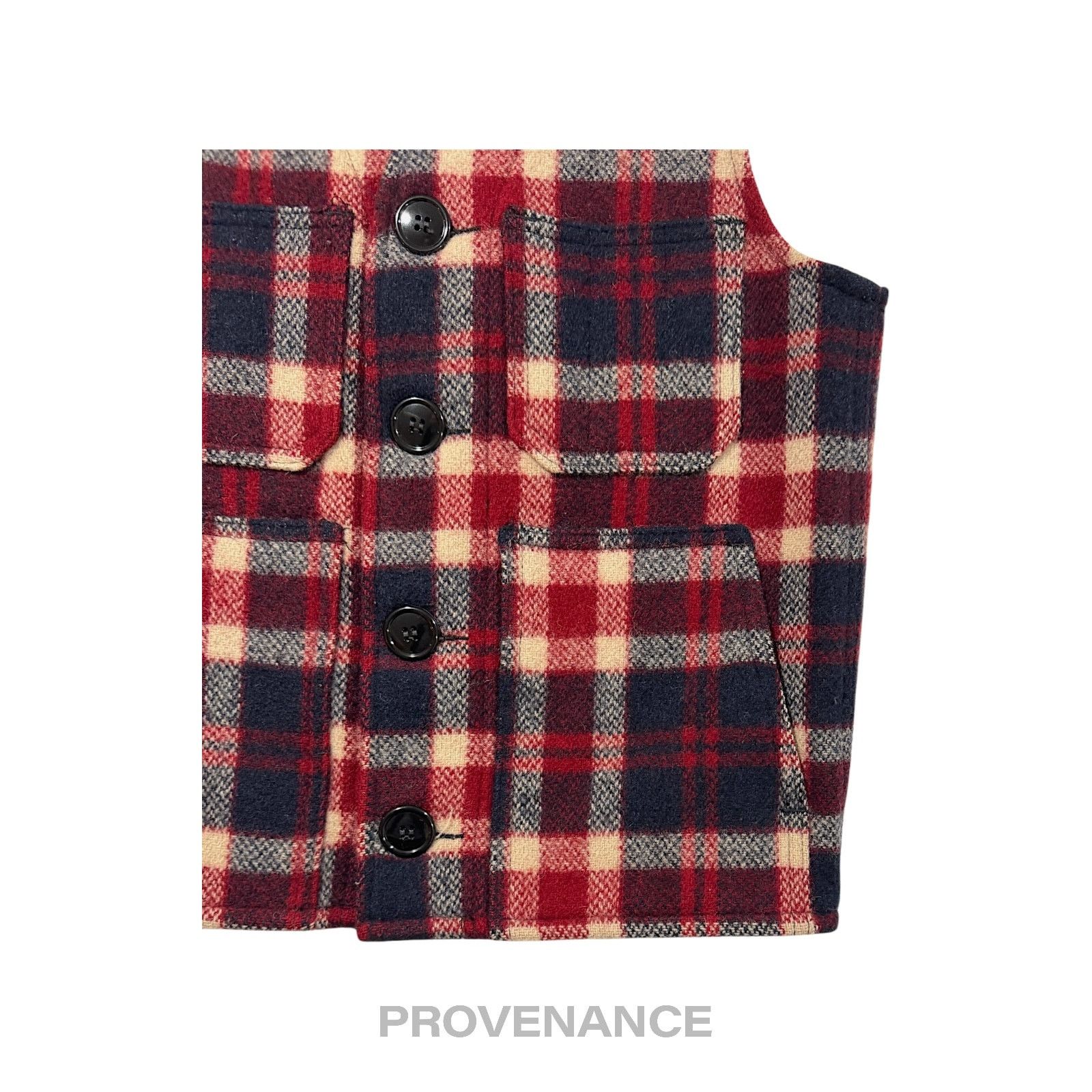 Johnson Woolen Mills 🔴 Johnson Woolen Mills Vest - Plaid XS Size US XS / EU 42 / 0 - 4 Thumbnail