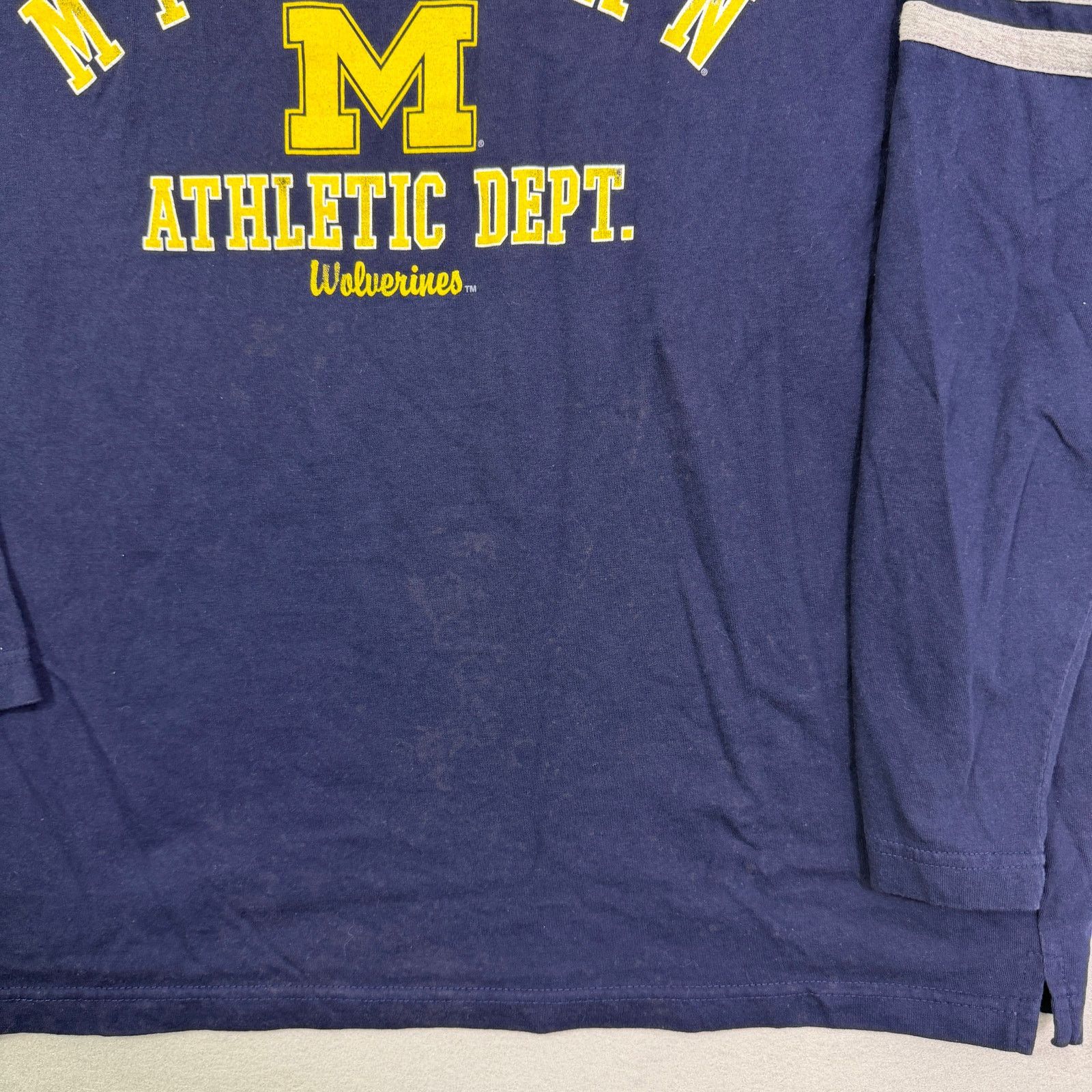 Vintage Vintage Pro Edge Michigan Wolverines Athletic Dept Shirt XL Size US XL / EU 56 / 4 - 3 Thumbnail