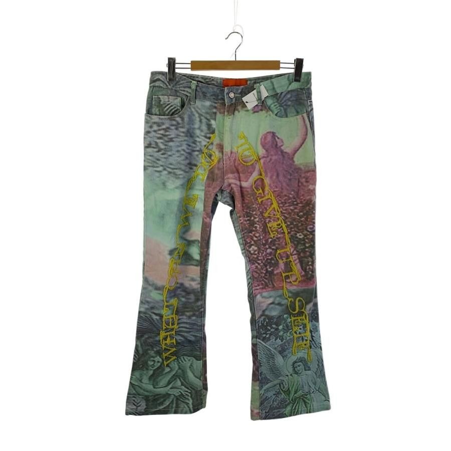 Who Decides War WHO DESIDES WAR Whole Pattern Straight Pants 32 Size US 33 - 1 Thumbnail