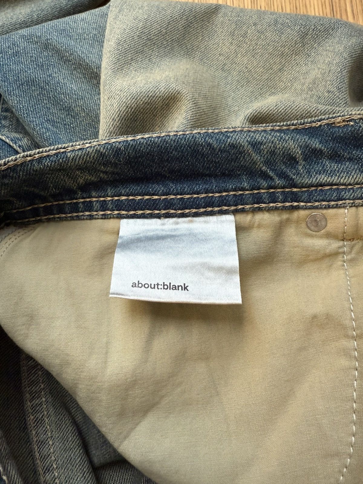 About:Blank About:blank Wide-Leg Denim Jean - Dirty Wash - Size S Size US 30 / EU 46 - 5 Thumbnail