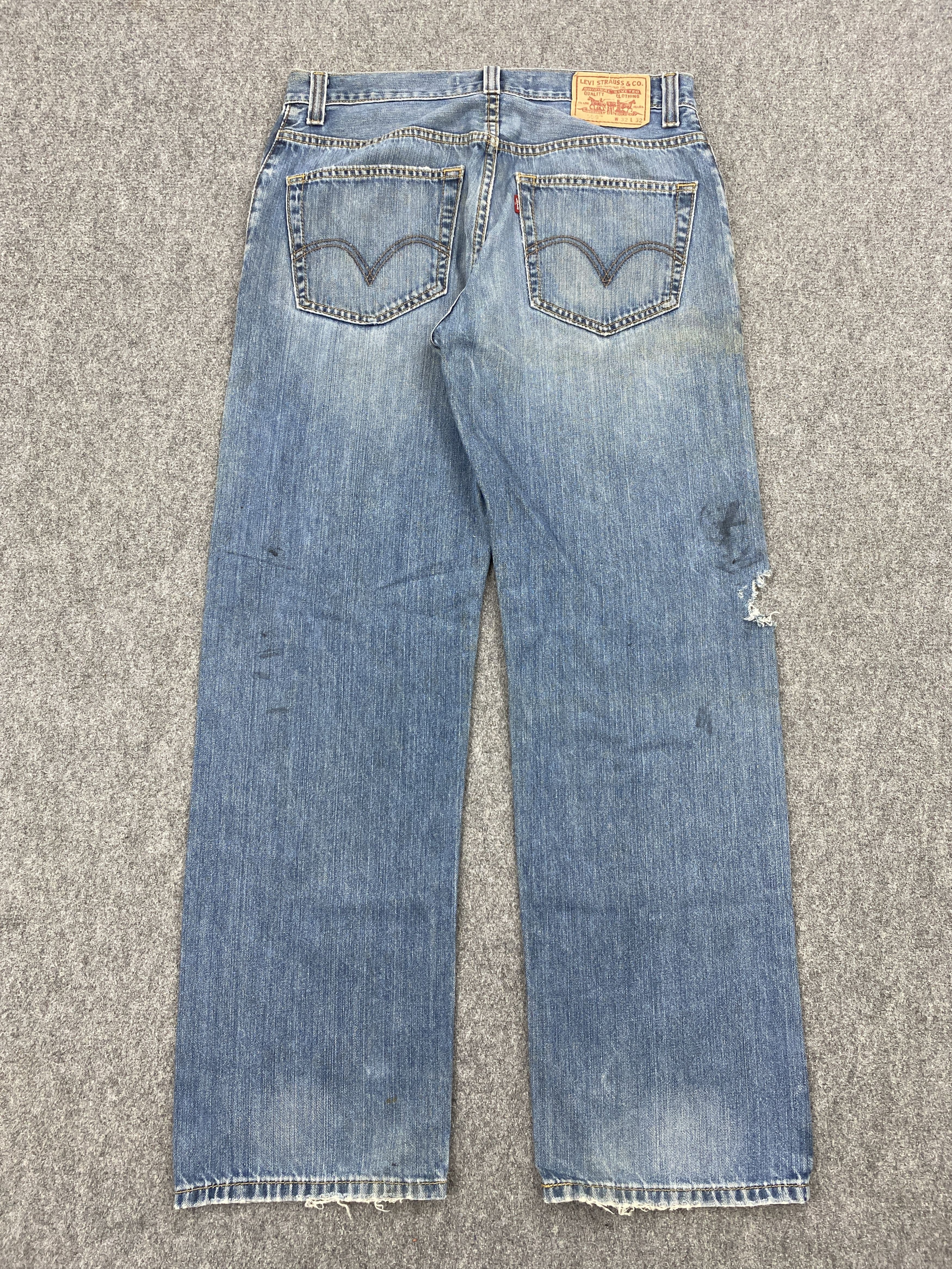 Levi's × Vintage Vintage Levis 559 Distressed Jeans Size US 32 / EU 48 - 3 Thumbnail