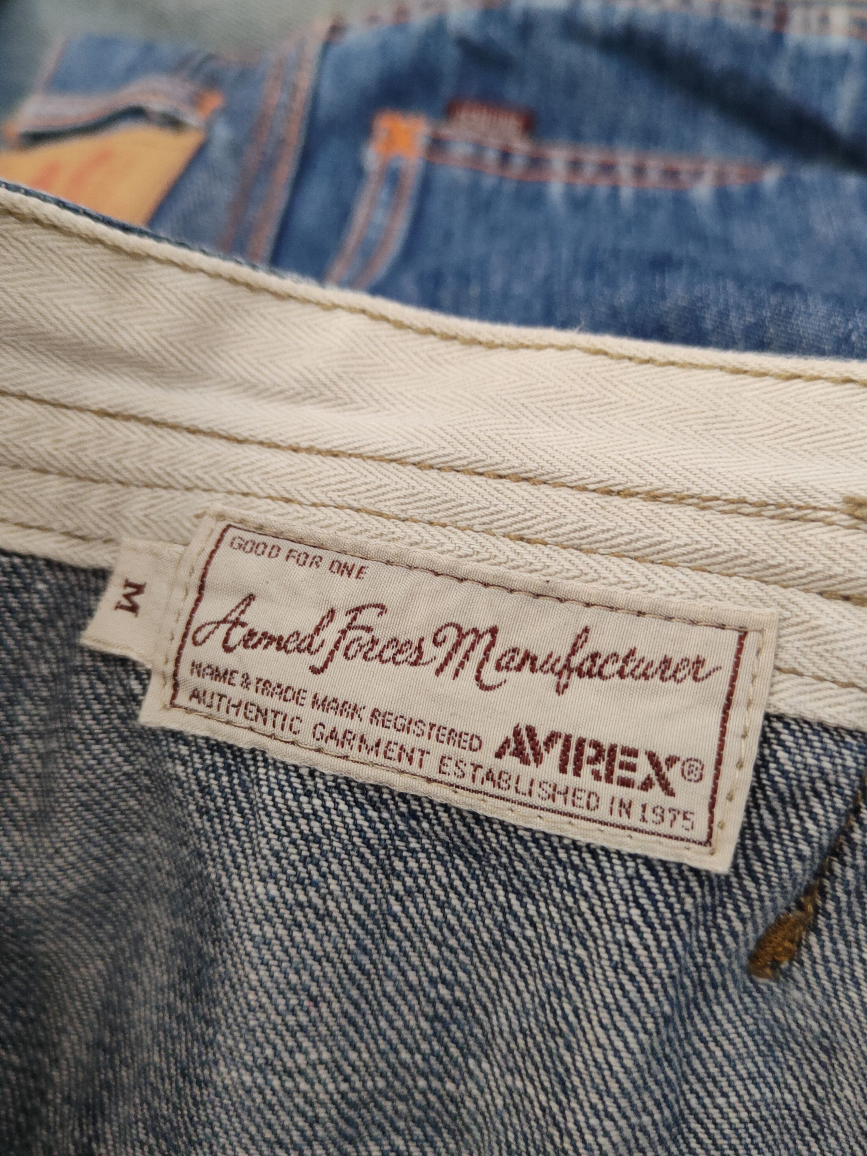 Avirex Avirex Blue multipocket Distressed Ripped denim Jeans #W1694 Size US 30 / EU 46 - 17 Thumbnail