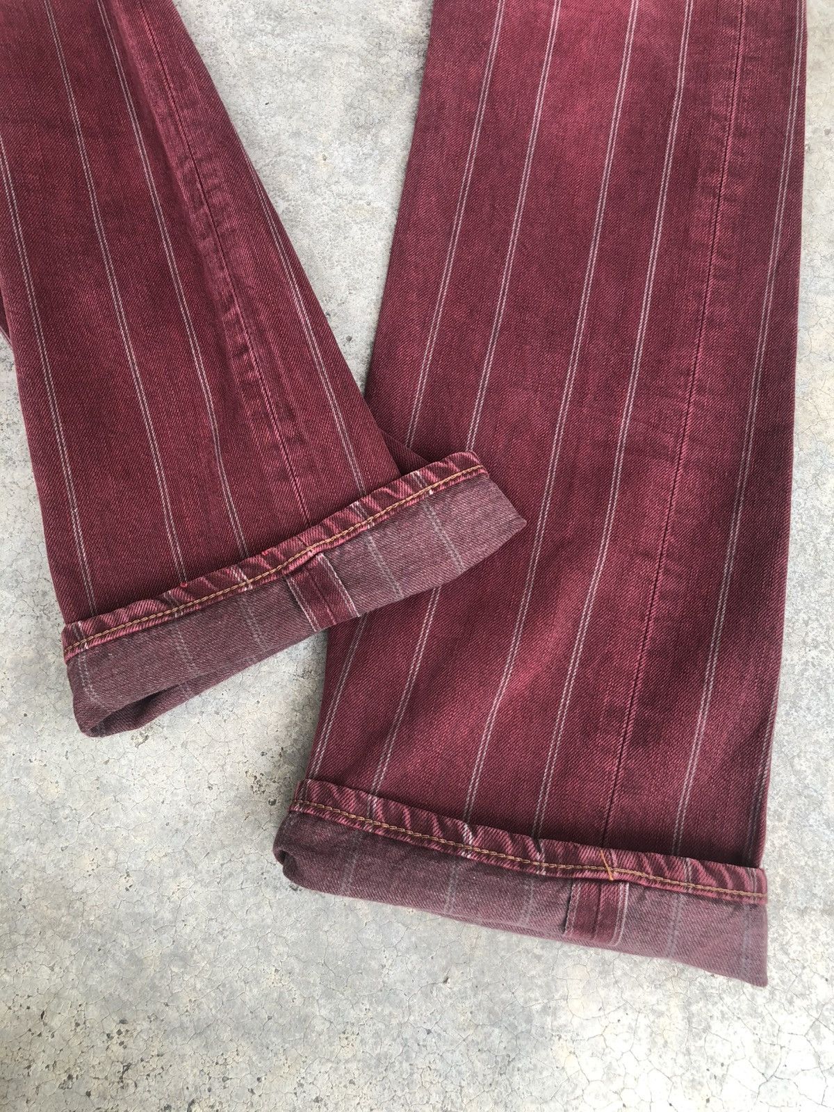 If Six Was Nine Japanese Edwin Flared Jeans Distressed Jeans Selvedge Size US 31 - 18 Thumbnail