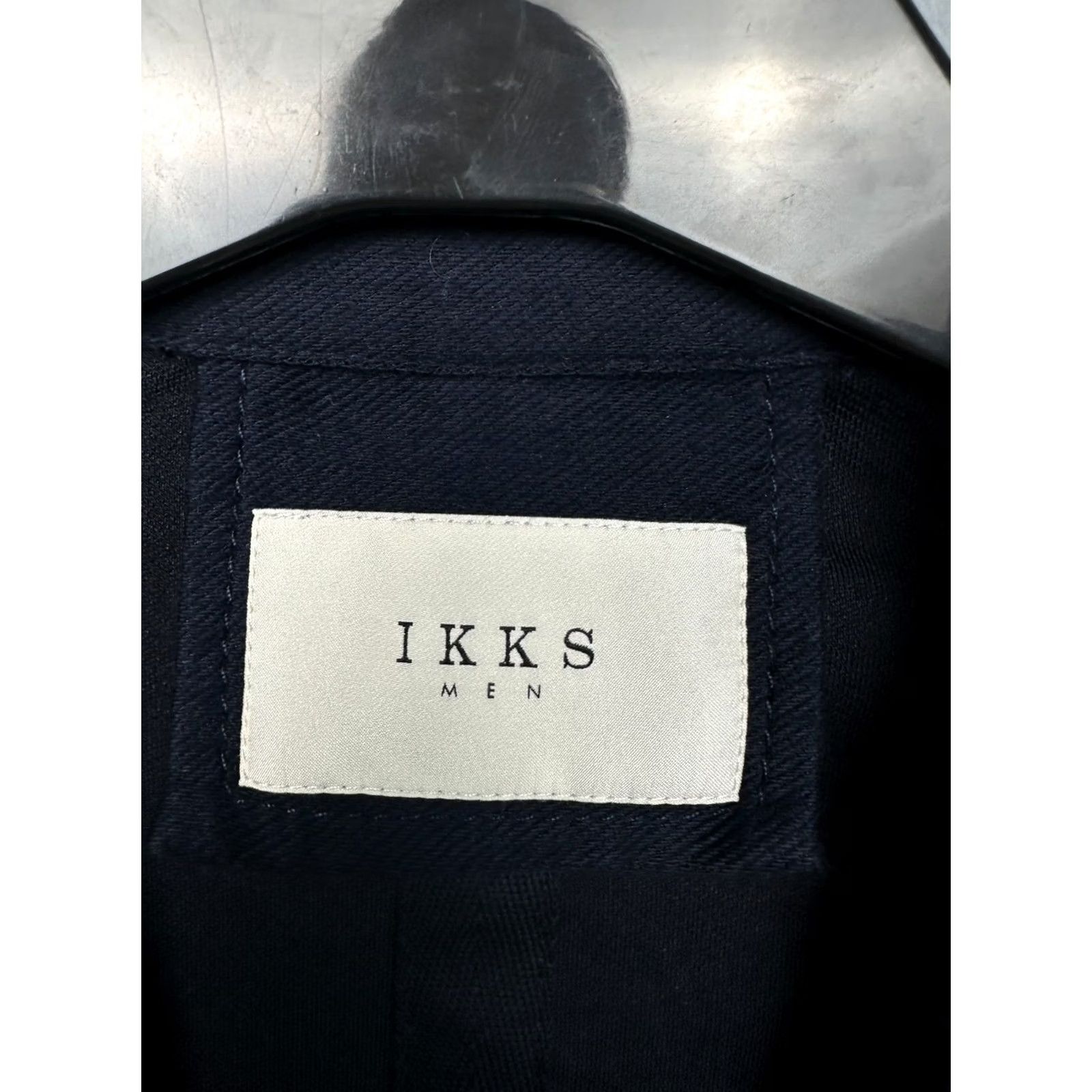 IKKS IKKS Blazer Jacket Mens Size 50 M Blue Windbreaker Cotton Jacket Size 50R - 5 Thumbnail