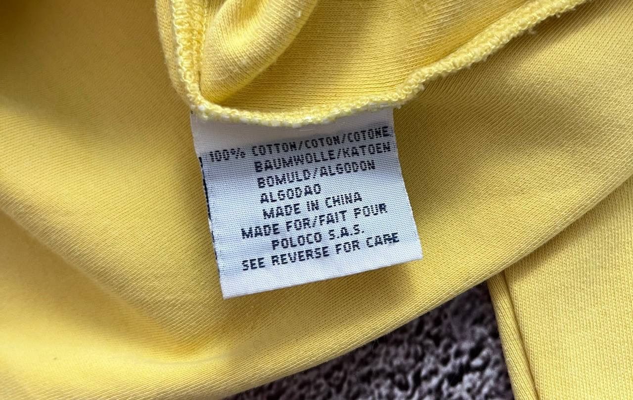 Polo Ralph Lauren × Vintage Polo by Ralph Lauren Shirt Mens Yellow Long Sleeve Golf Size US L / EU 52-54 / 3 - 9 Thumbnail