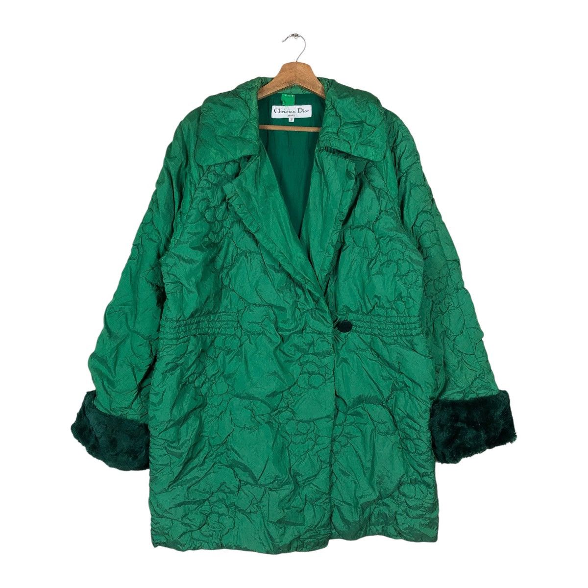 Christian Dior Sports Wrinkle Design Button Long jacket