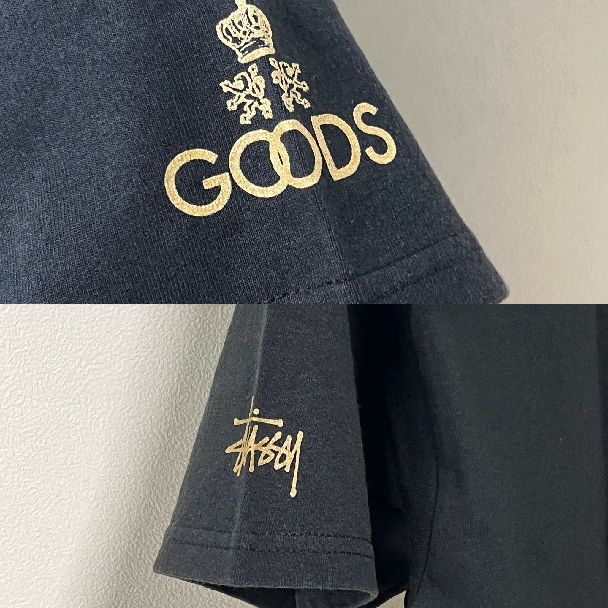 Stussy STUSSY x GOODS 25Anniversary Skull T-Shirt Black Size US L / EU 52-54 / 3 - 6 Thumbnail