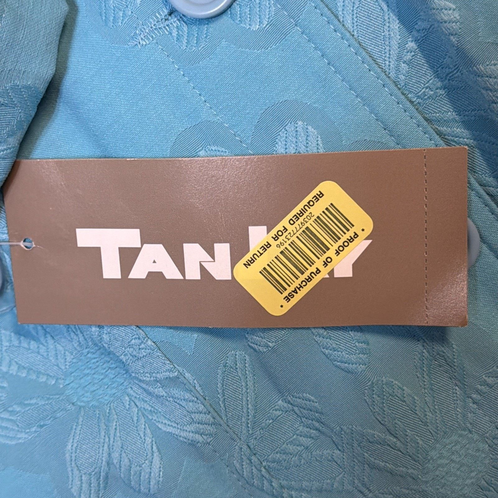 Other TANJAY Women's 14 Jean JACKET Pockets TURQUOISE NWT Size XL / US 12-14 / IT 48-50 - 11 Thumbnail