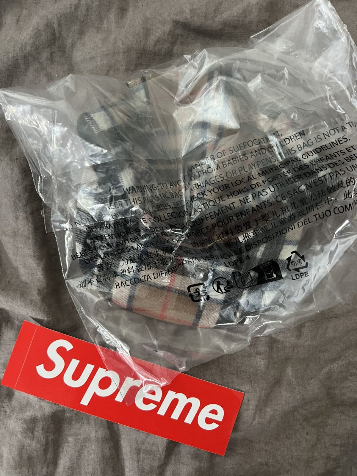 Supreme Supreme LOCHCARRON camp cap tan plaid Size ONE SIZE - 3 Thumbnail
