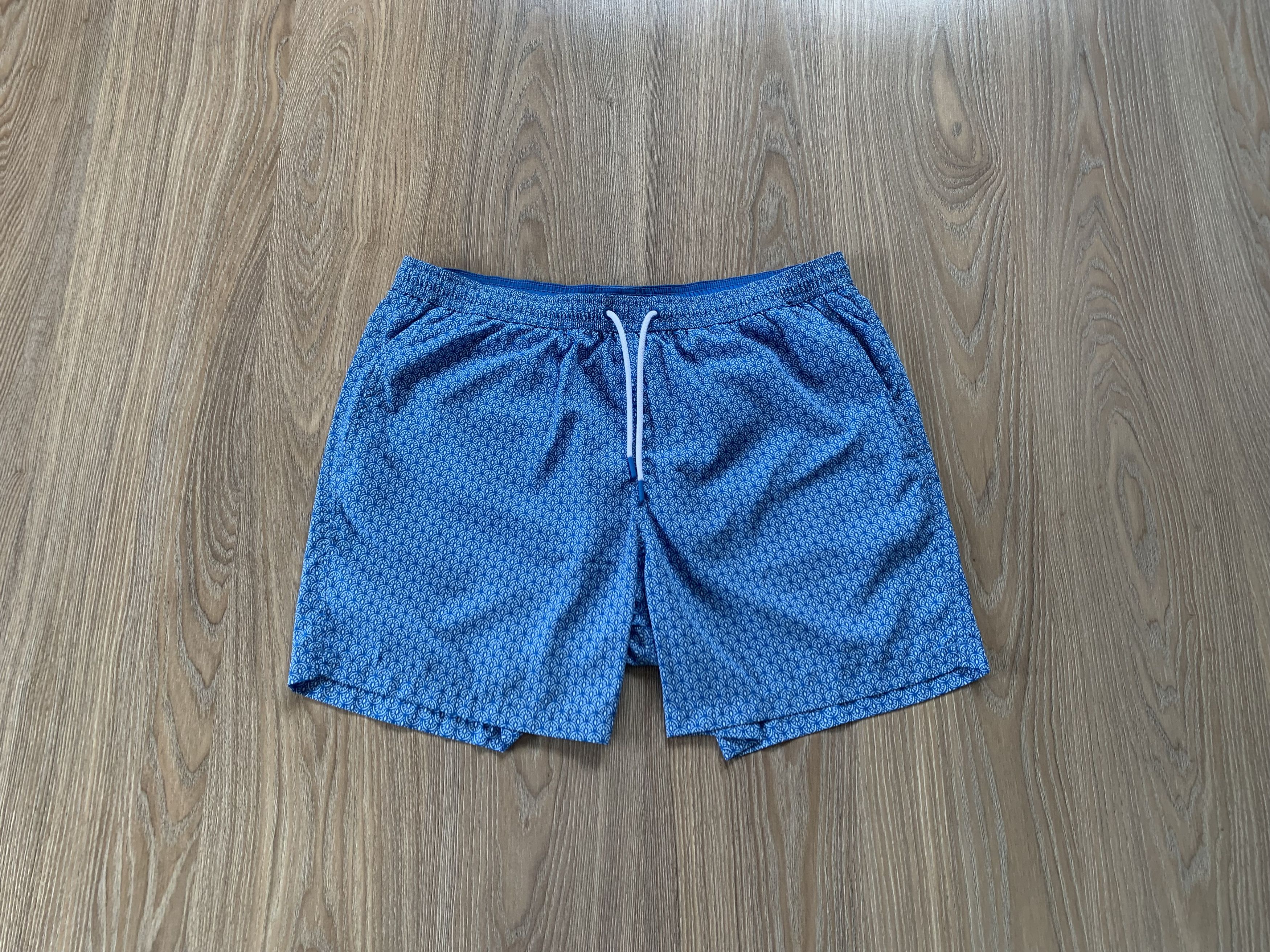 Marks & Spencer Marks & Spencer Blue Beach Swim Shorts Size US 36 / EU 52 - 1 Thumbnail