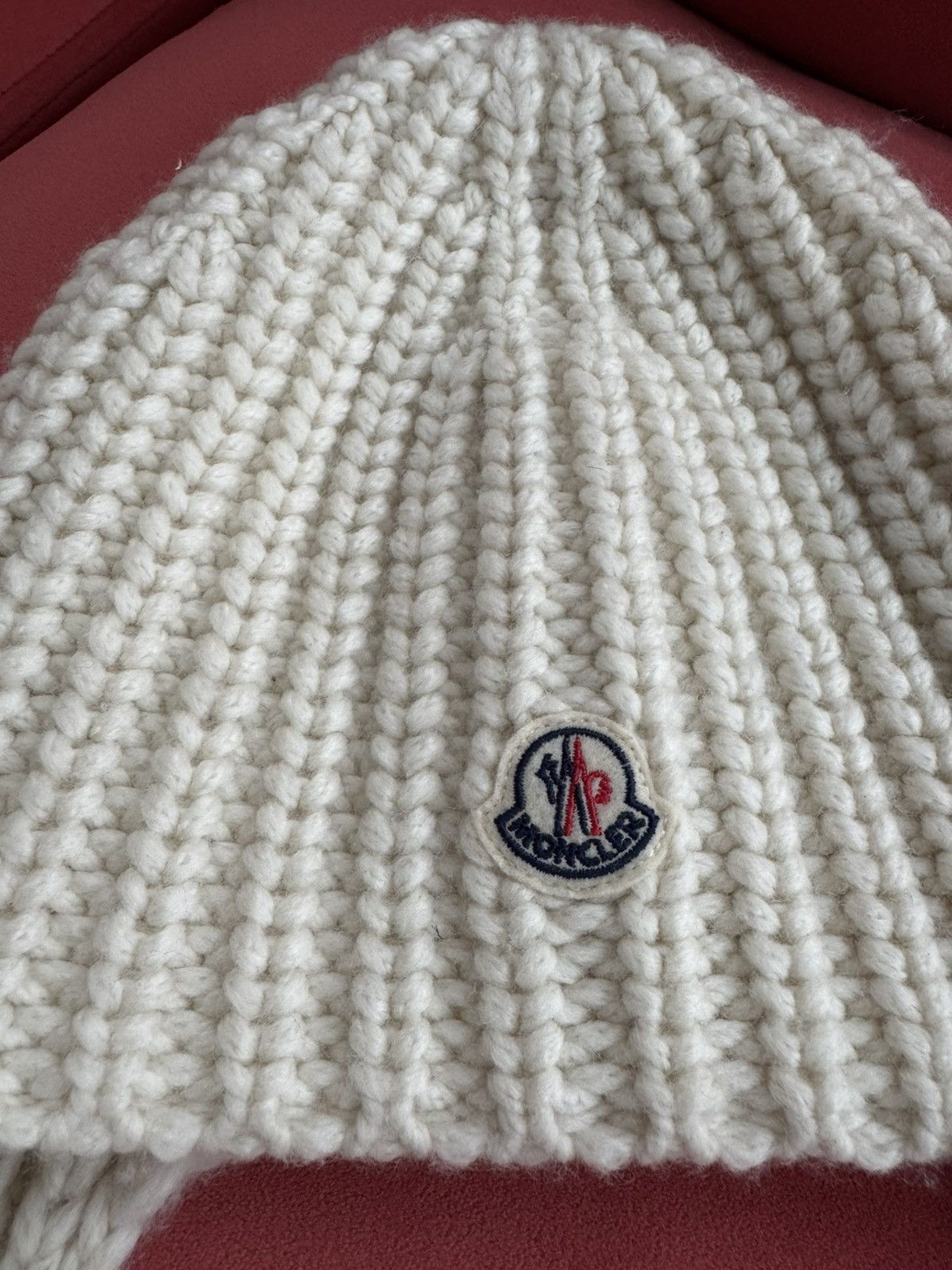 Moncler Moncler pom pom wool knit hat, NEW Size ONE SIZE - 3 Thumbnail