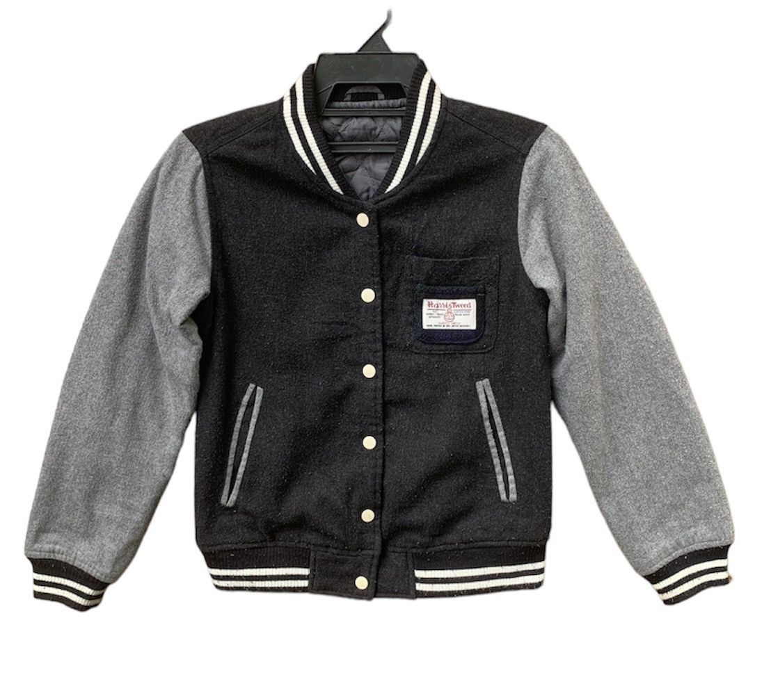 Harris Tweed Rare.. Harris Tweed Varsity Jacket Size US M / EU 48-50 / 2 - 1 Thumbnail
