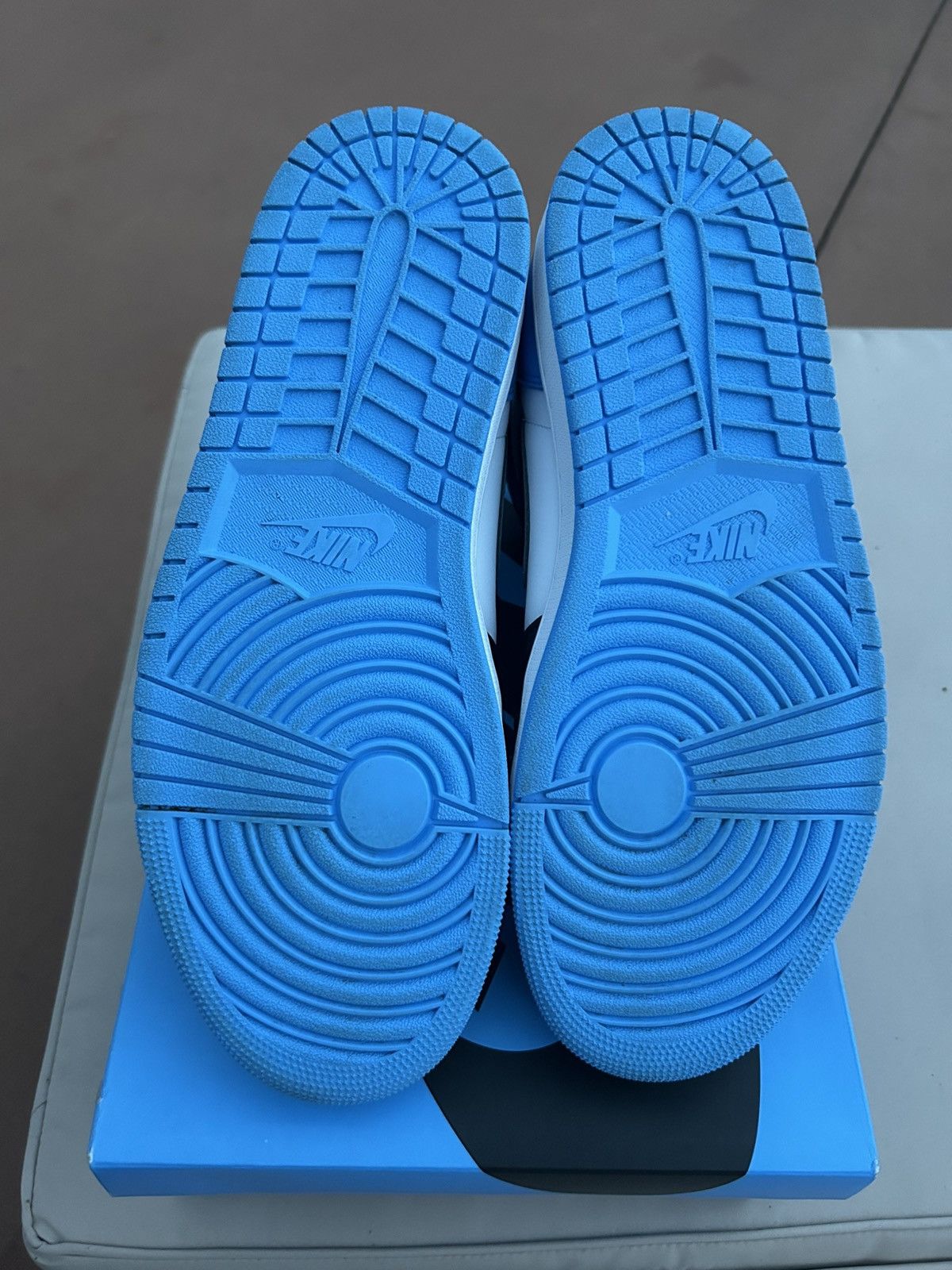 Jordan Brand × Nike Jordan 1 High Unc Toe Size US 10.5 / EU 43-44 - 4 Thumbnail