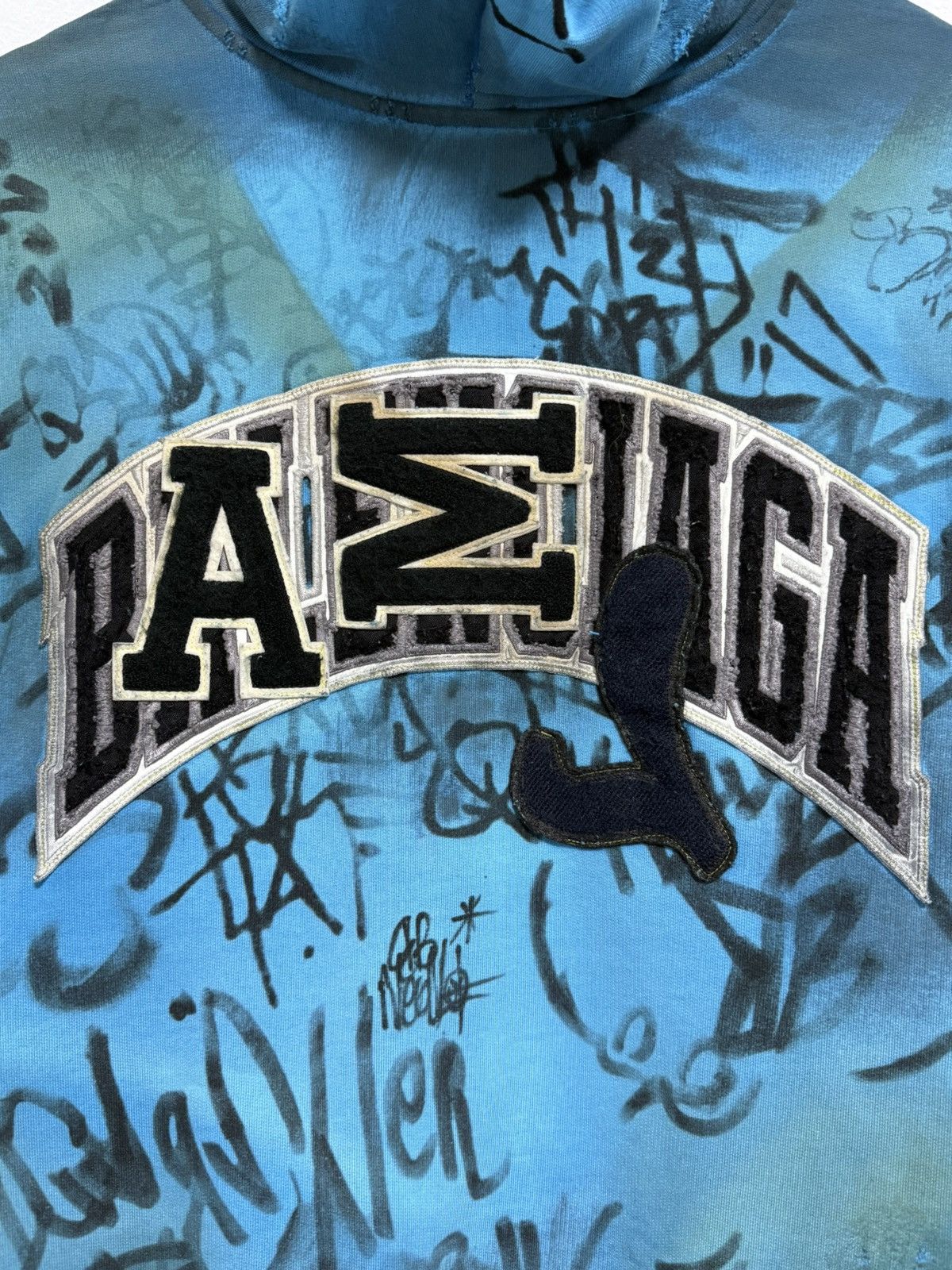 Balenciaga Blue Skater Zip Up hoodie Size US XS / EU 42 / 0 - 3 Thumbnail