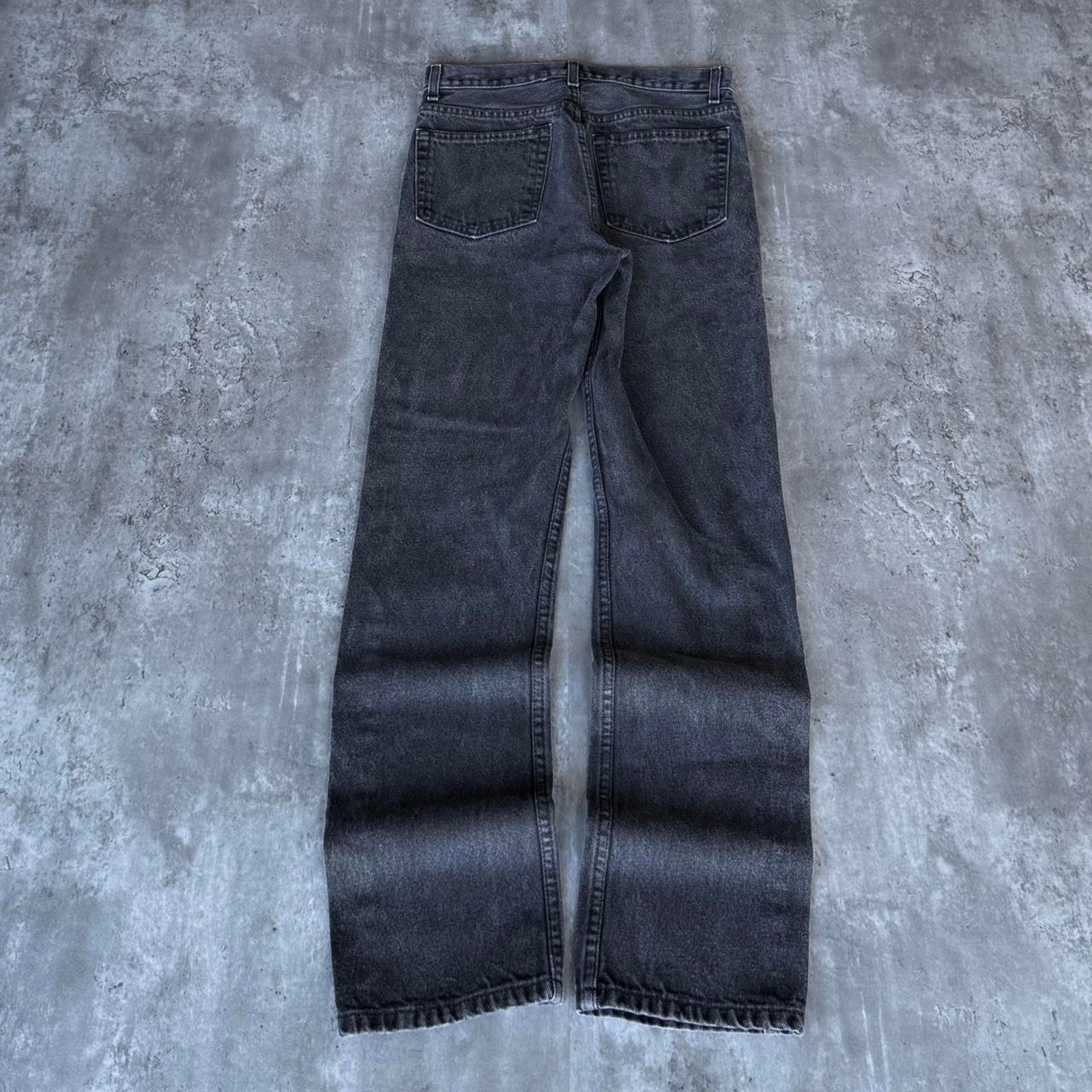 Japanese Brand × Vintage Vintage Y2K Faded Black Grunge Opium Essential Denim Jeans Size US 29 - 1 Thumbnail