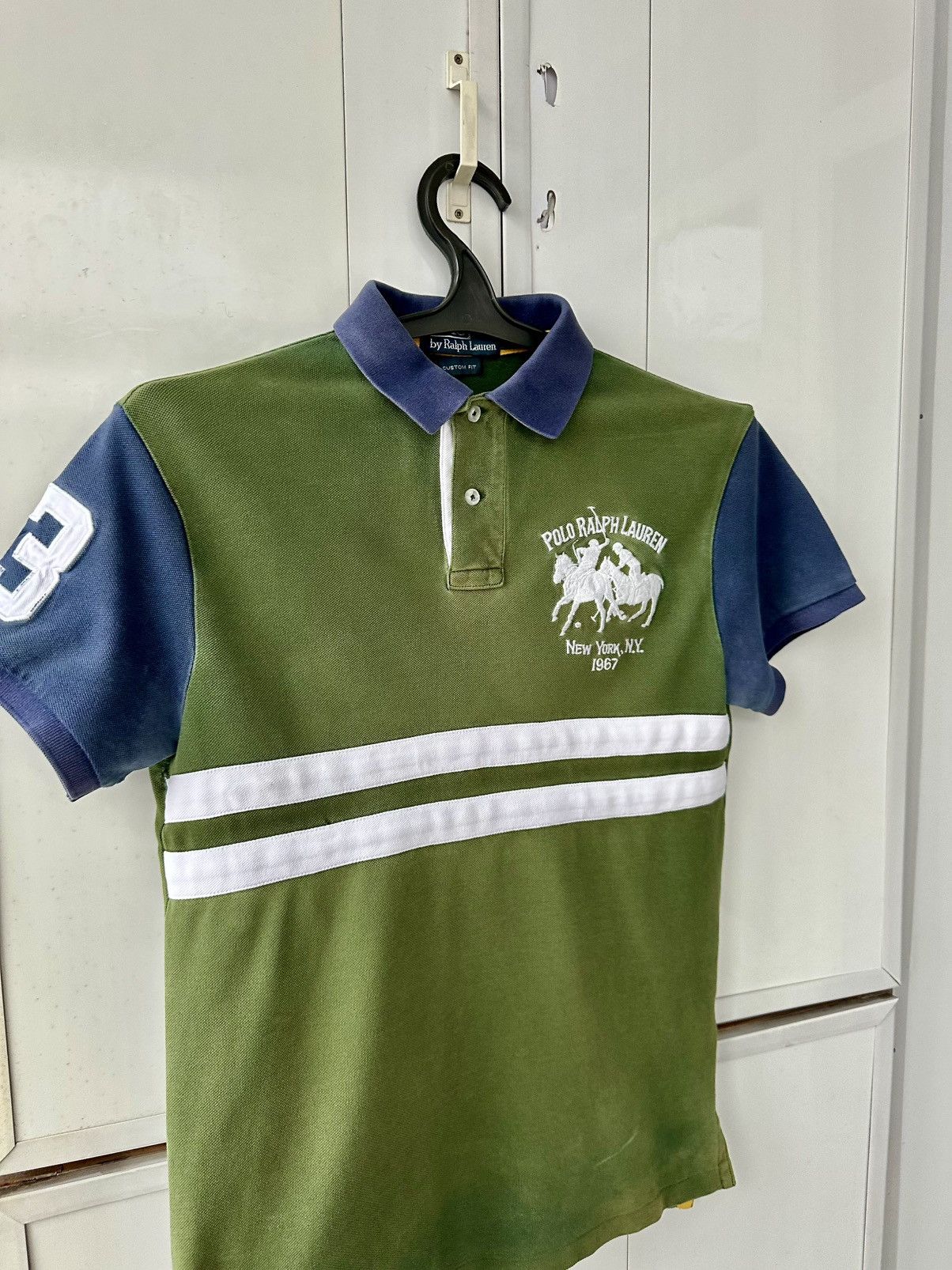 Polo Ralph Lauren Vintage Polo Ralph Lauren Green Polos Big Logo Size US S / EU 44-46 / 1 - 8 Thumbnail