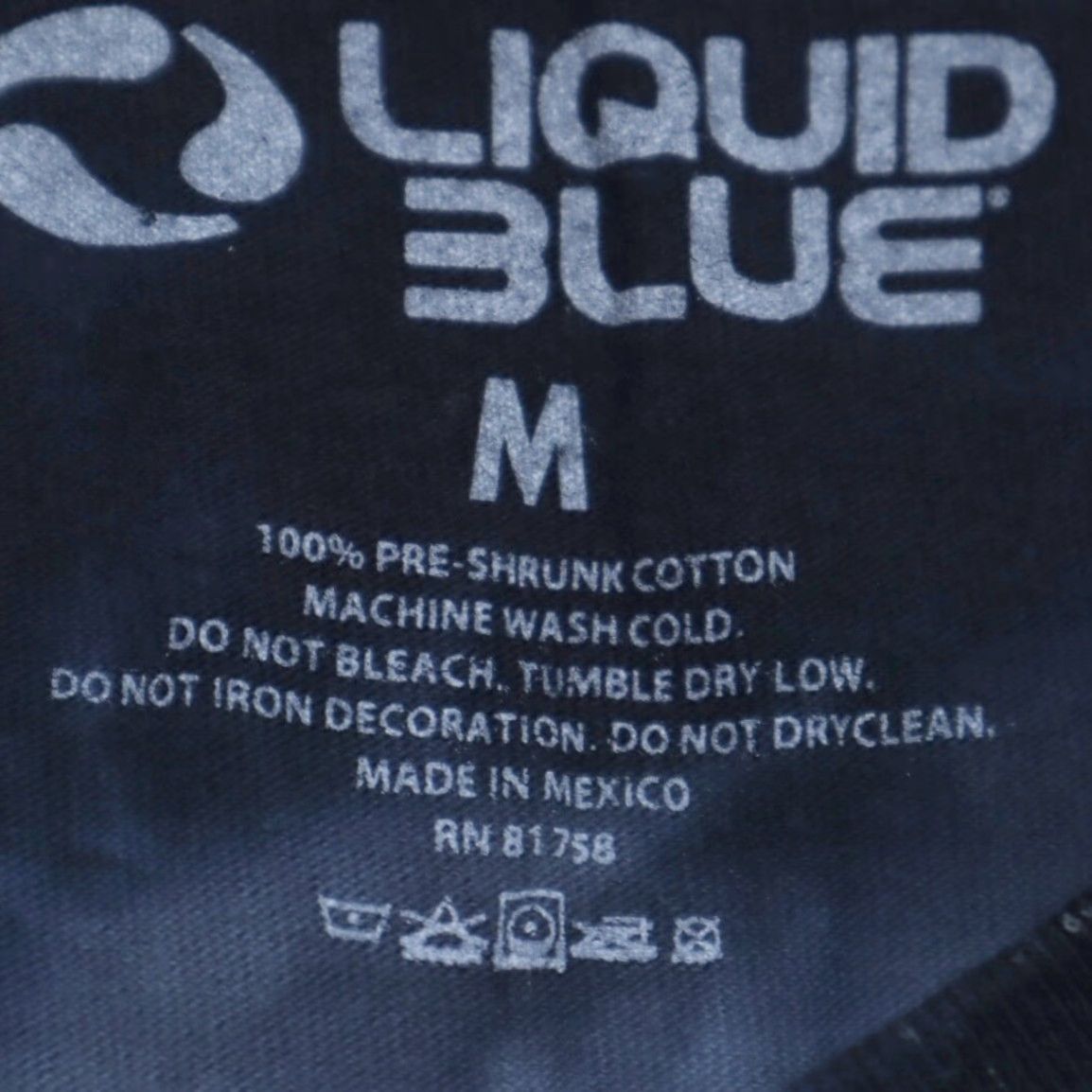 Liquid Blue VINTAGE Liquid Blue ACDC For Those About to Rock Tie-Dye T-Shirt Black Mens M Size US M / EU 48-50 / 2 - 5 Thumbnail