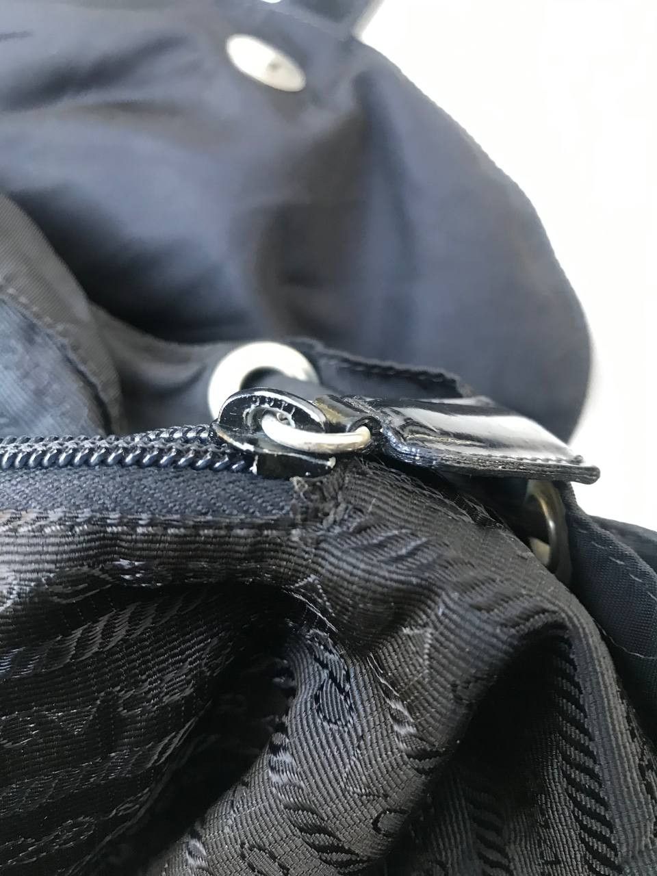 Prada × Vintage Authentic Prada Black Backpack Size ONE SIZE - 5 Thumbnail