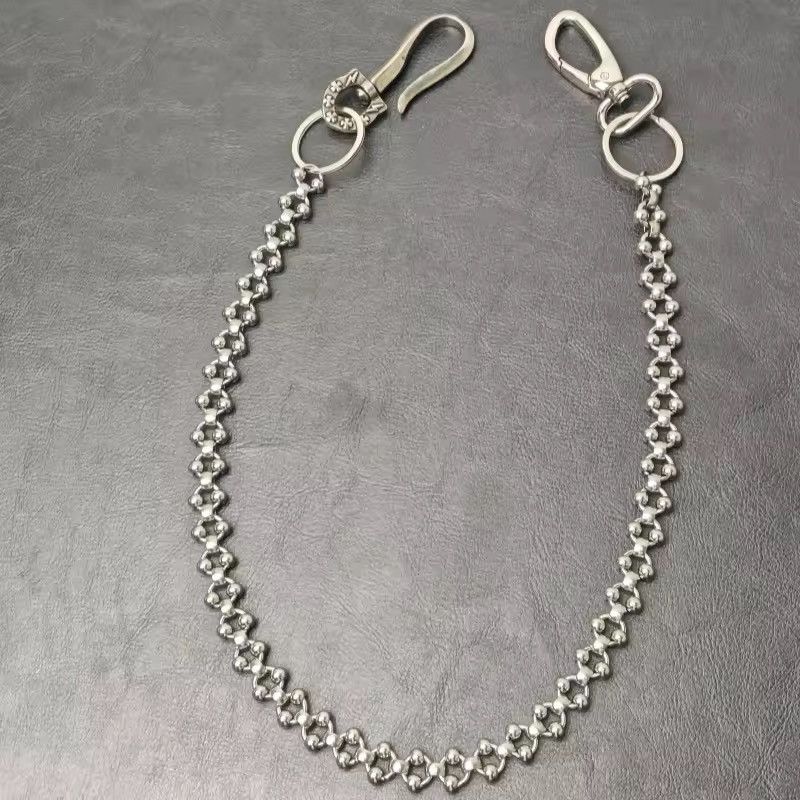Jewelry INDUSTRIAL Liquid Silver Wallet Chain - Heavyweight Punk Size ONE SIZE - 1 Thumbnail