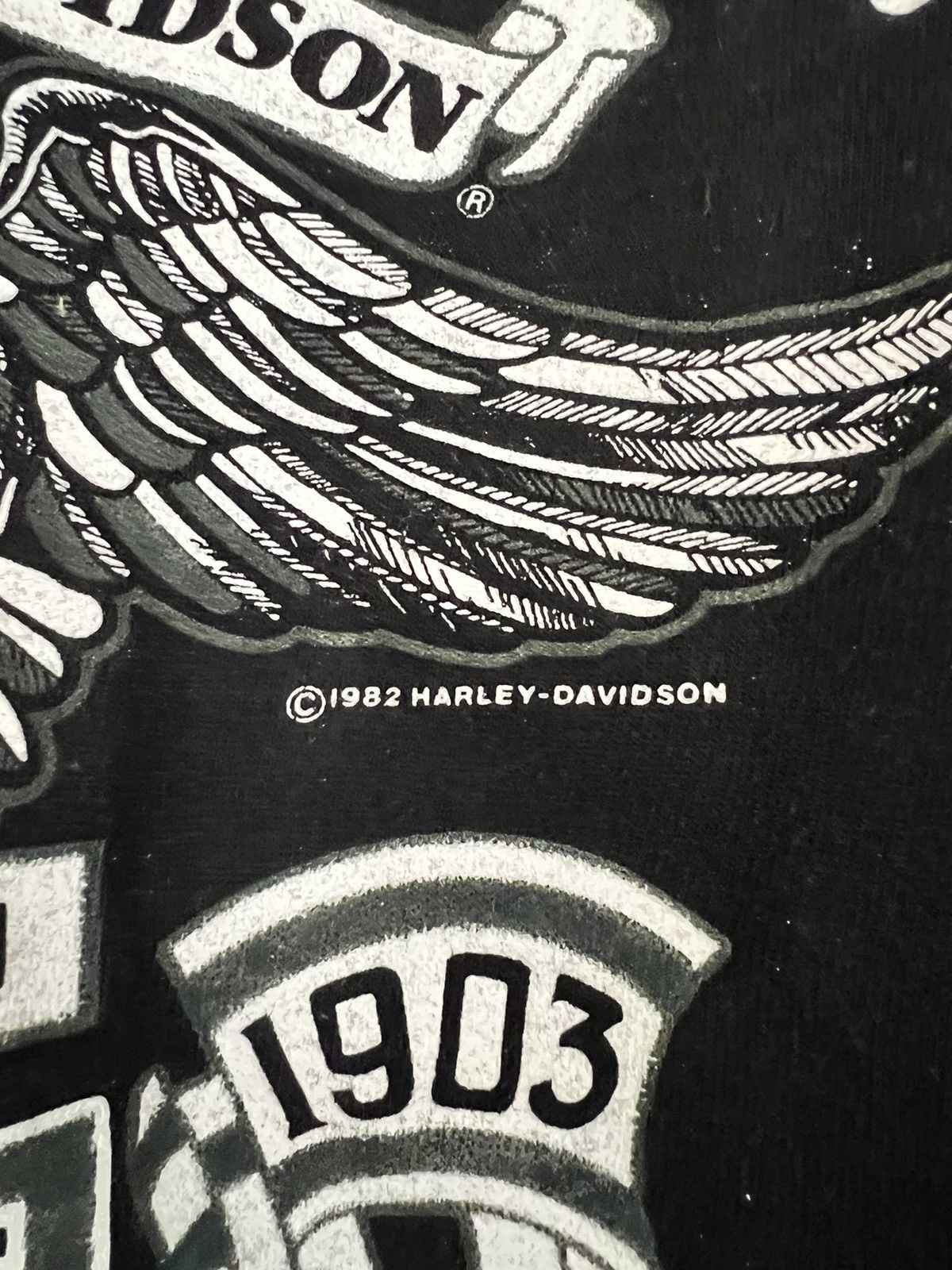 Harley Davidson × Vintage VTG 80s Harley Davidson LS Sz XL Rare Biker 90s Metal Size US XL / EU 56 / 4 - 8 Thumbnail