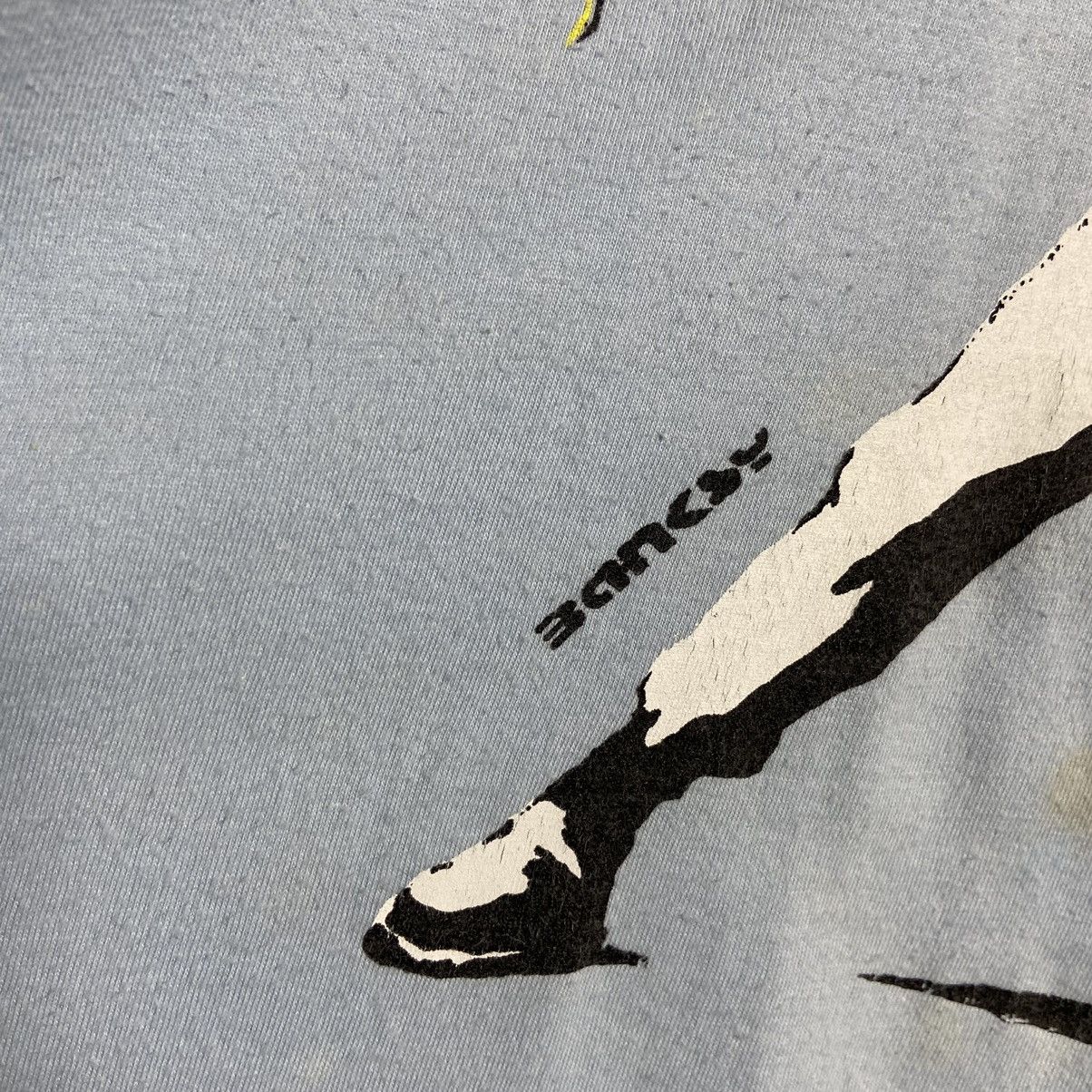 Vintage Banksy Flower Art Tee