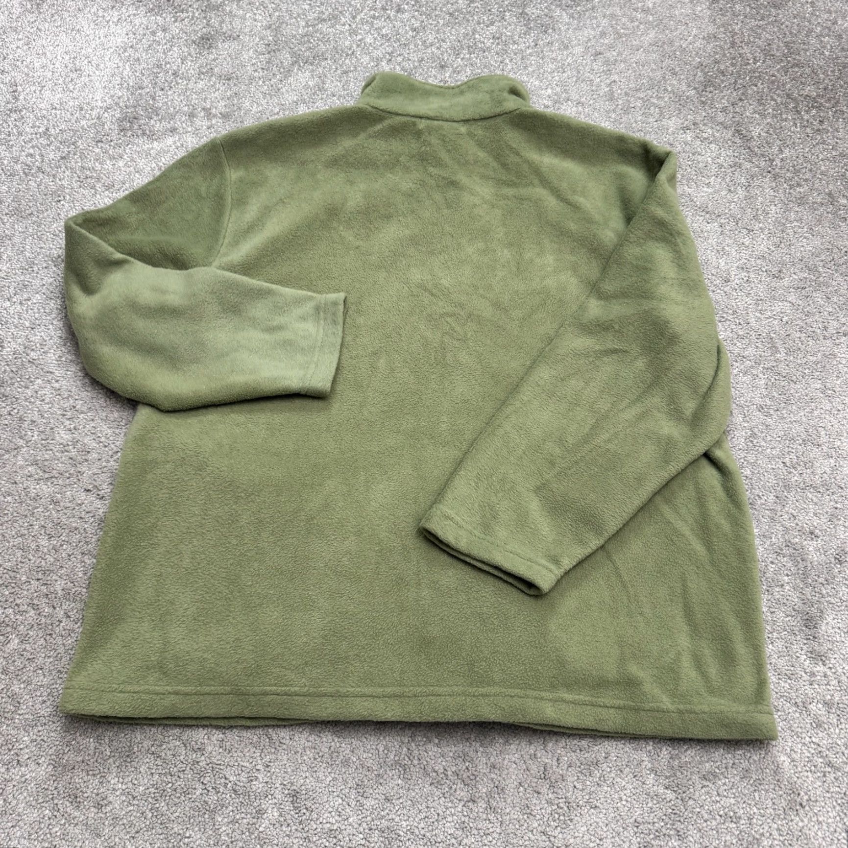 Vintage Dressbarn Embroidered Fleece Jacket Womens 2X Plus Green Full Zip Outdoor Size XXL / US 16-18 / IT 52-54 - 2 Thumbnail