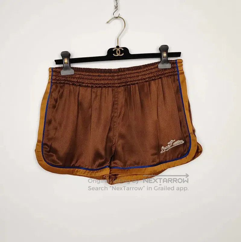 Louis Vuitton Louis Vuitton Brown Silk Men's Shorts . Size US 30 / EU 46 - 1 Thumbnail