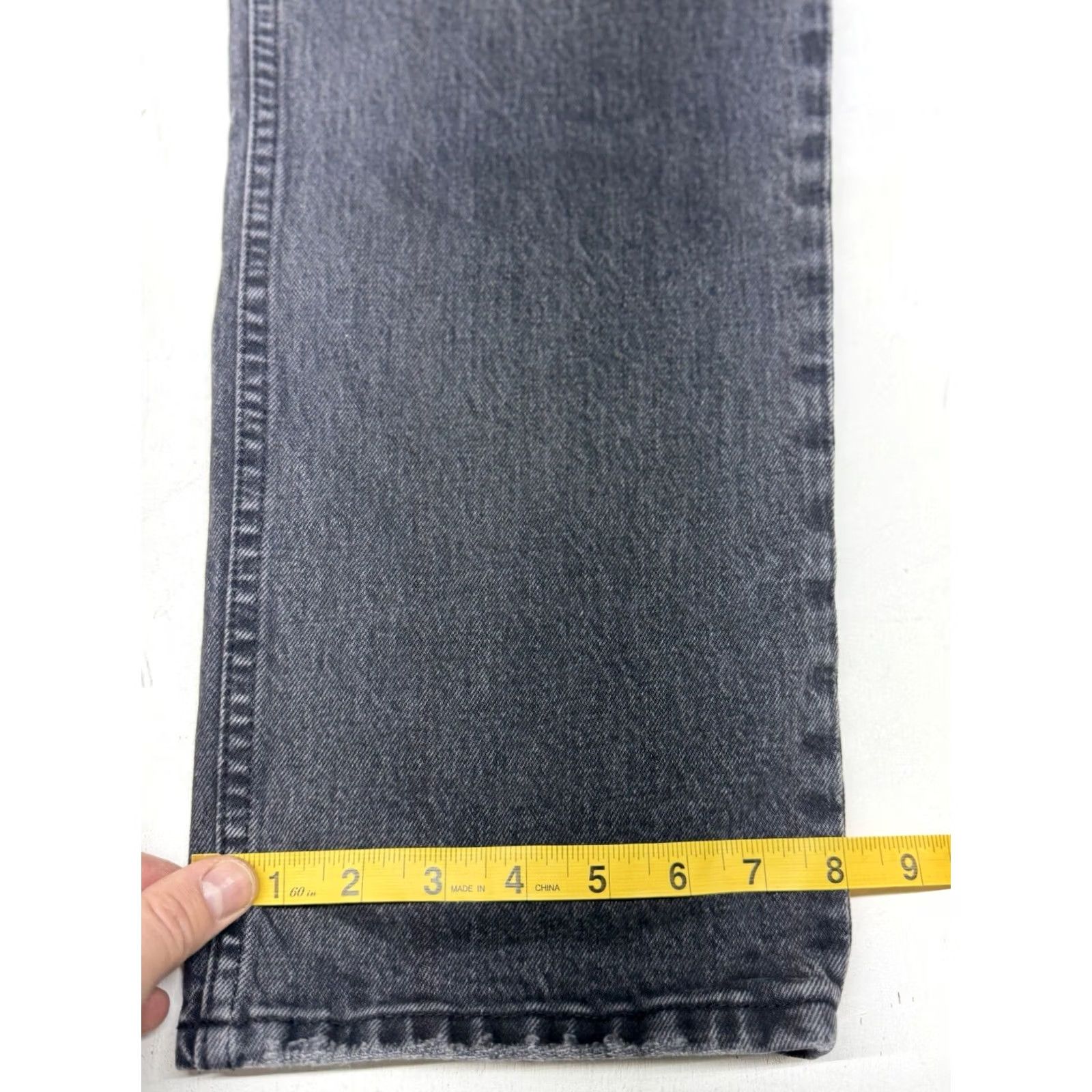 Abercrombie & Fitch Abercrombie & Fitch Jeans 90s Ultra High Rise Short Straight Women 32 Black Size 24" / US 00 / IT 34 - 6 Thumbnail