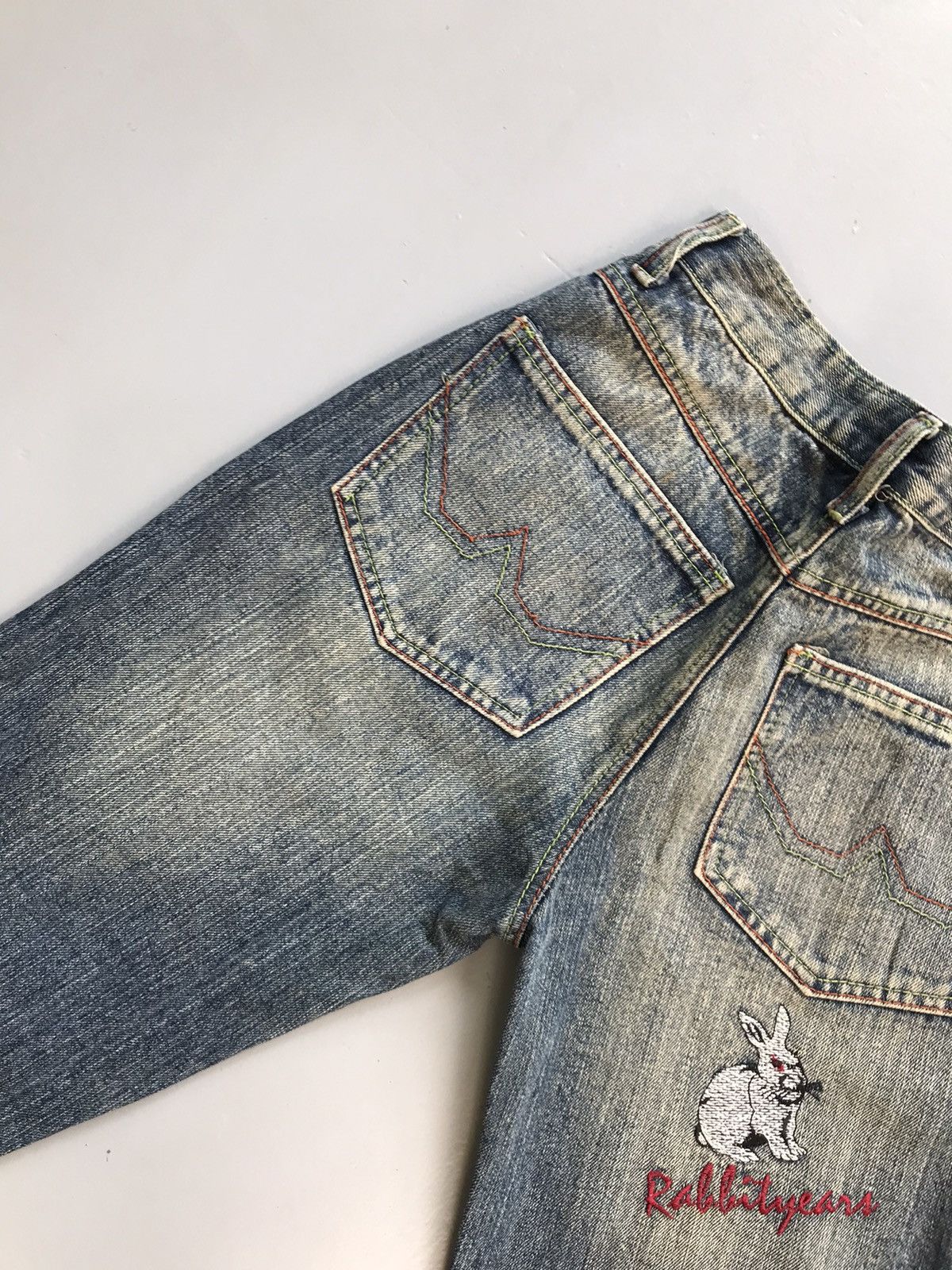 JNCO Vintage Yi xuan ni embroidered denim Size 28" / US 6 / IT 42 - 12 Thumbnail