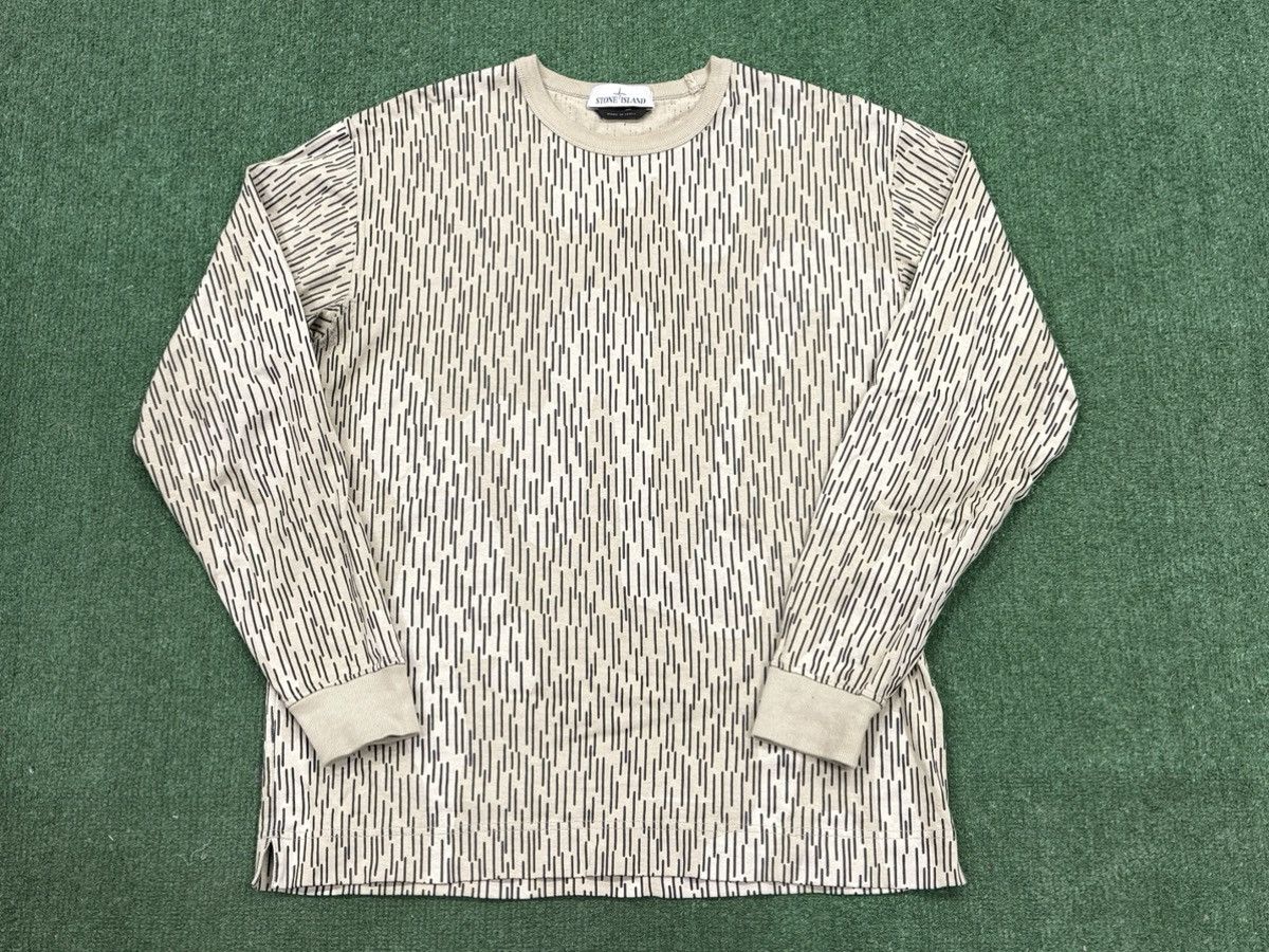 Stone Island Stone Island AW22 Rain Camo Long Sleeve Tee Size US L / EU 52-54 / 3 - 1 Thumbnail