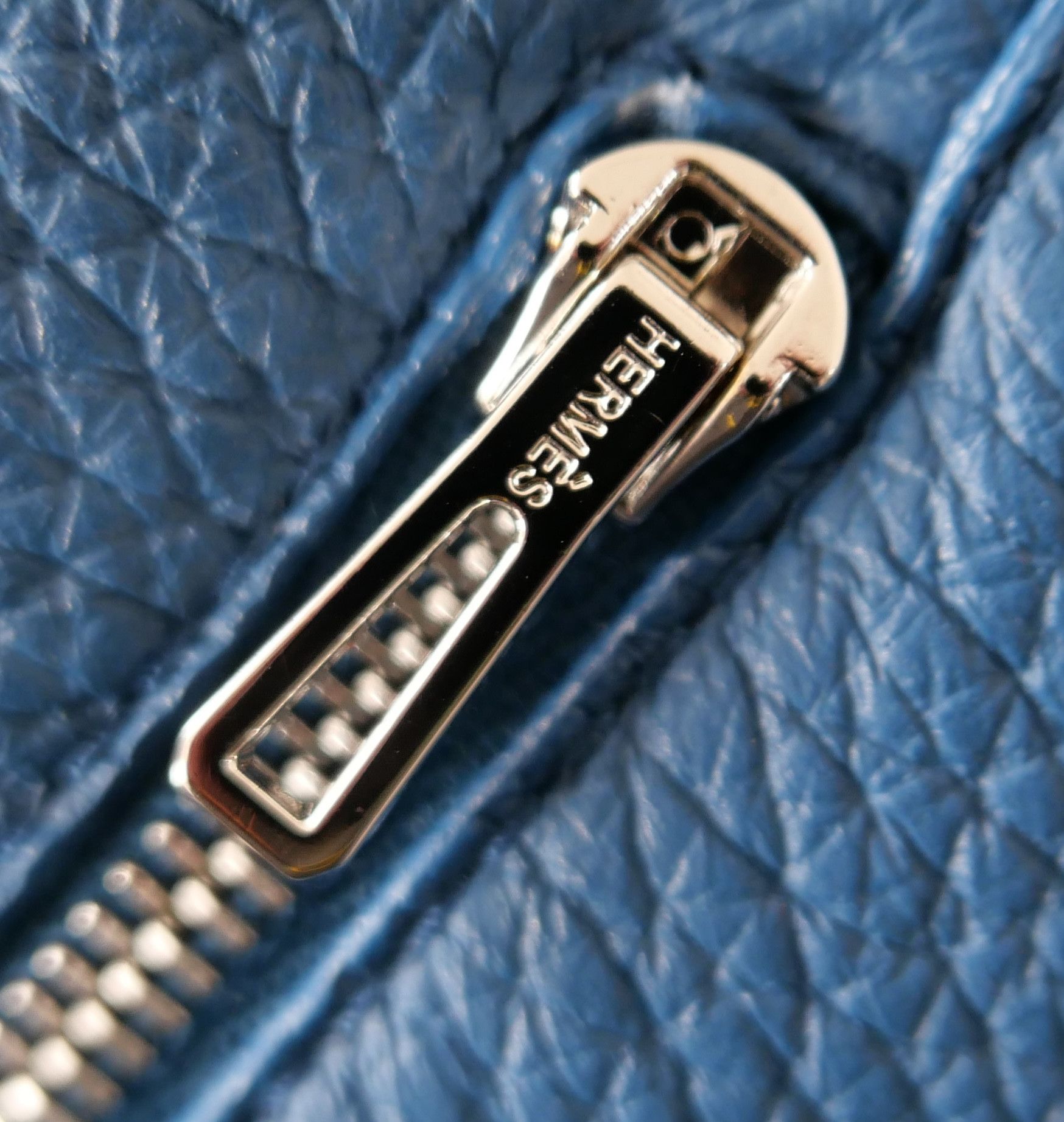 Hermes Hermes Equestrian Deerskin Leather Jacket Cerulean Blue Size S / US 4 / IT 40 - 7 Thumbnail