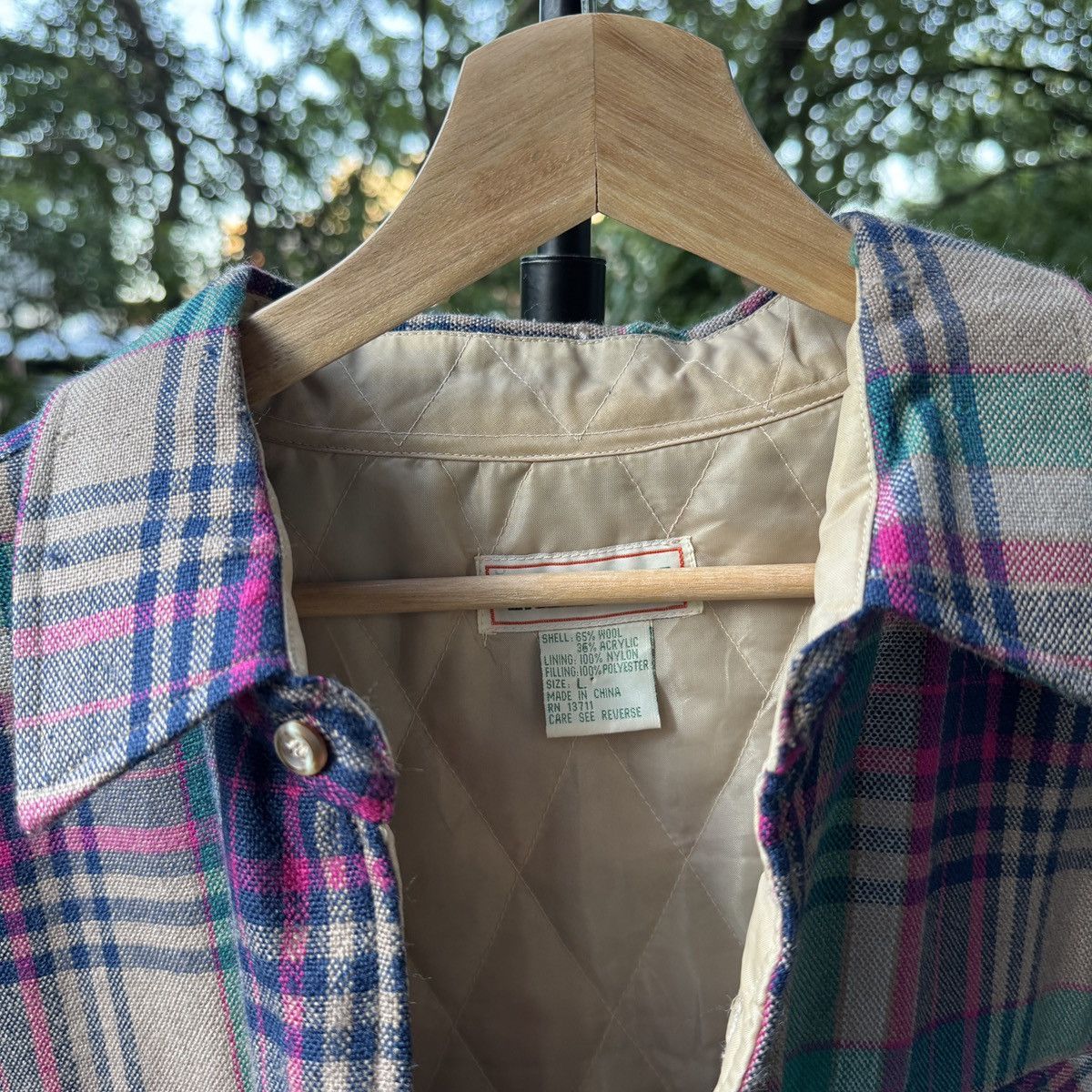 Vintage Thrashed Faded Distressed Flannel Shirt ERD Grunge Chrome Size US L / EU 52-54 / 3 - 5 Thumbnail