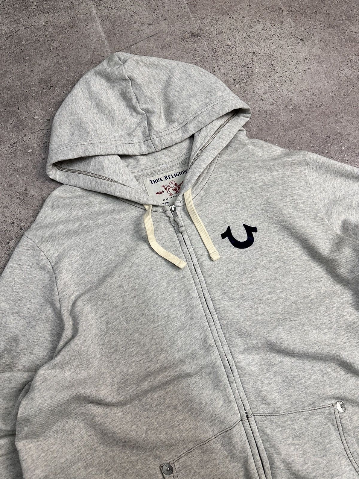 True Religion Vintage USA Hoodie True religion Japanese Style Ed Hardy Y2k Size US XXL / EU 58 / 5 - 4 Thumbnail