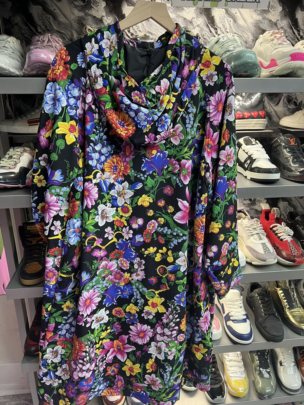 Gucci Gucci x Northface Floral Trench Coat Size M / US 6-8 / IT 42-44 - 2 Thumbnail