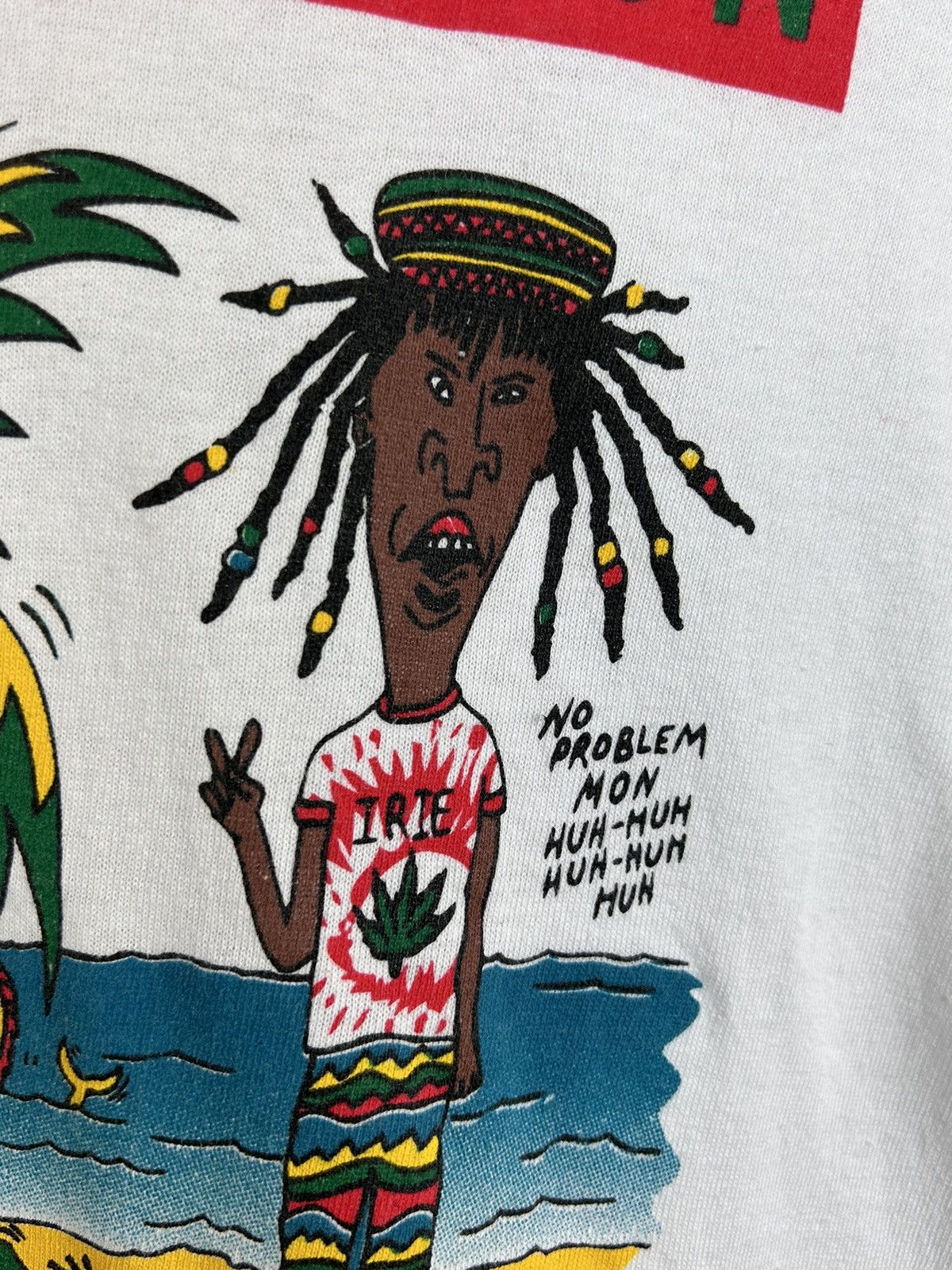 Vintage Vintage Black Beavis & Butthead Parody Bahamas Humor T-Shirt Size US M / EU 48-50 / 2 - 3 Thumbnail