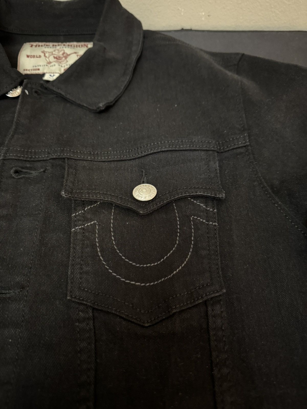 True Religion True Religion Black Denim Jacket Men Size Small Size US S / EU 44-46 / 1 - 6 Thumbnail
