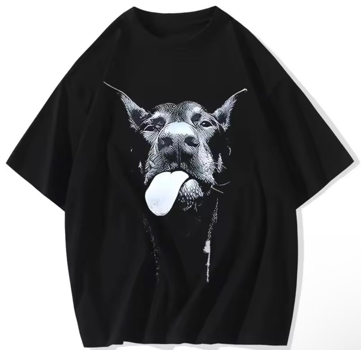 Other Streetwear Retro Dog Cross Print T-Shirt Punk Size US M / EU 48-50 / 2 - 1 Thumbnail