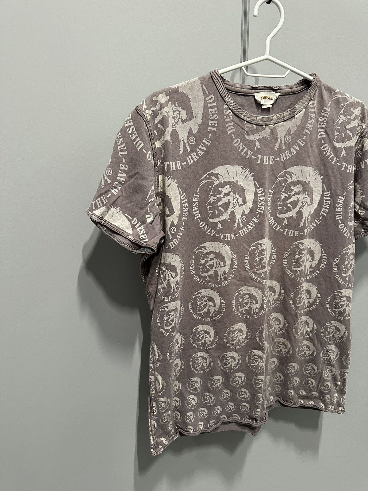 Diesel Diesel 2000s Vintage Y2K T-Shirt Distressed Style Multi Logo Size US XL / EU 56 / 4 - 2 Thumbnail