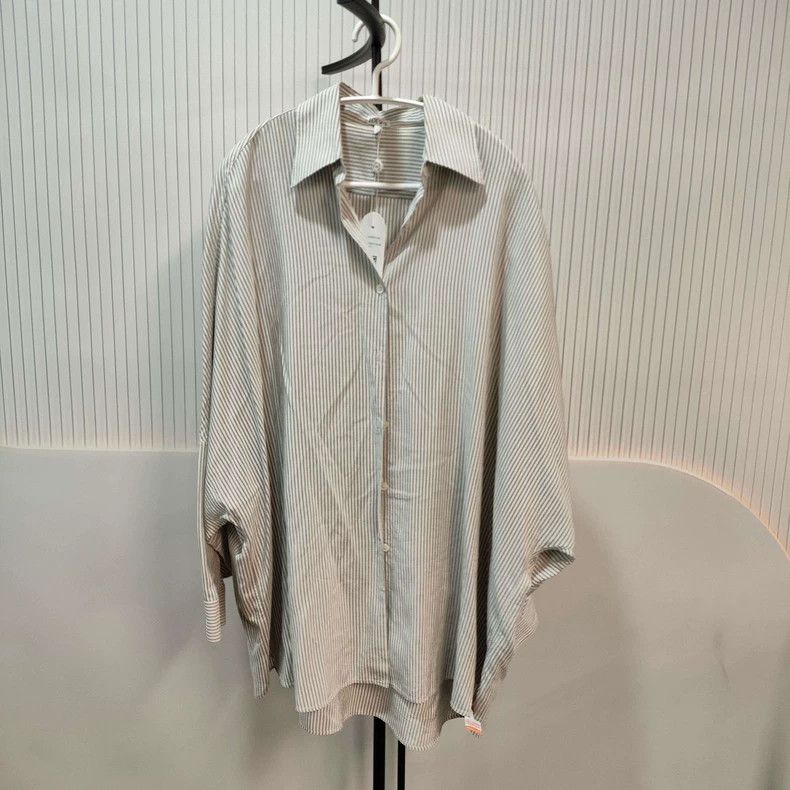 Loewe LOEWE Blue and white striped shirt in size x Size XS / US 0-2 / IT 36-38 - 1 Thumbnail