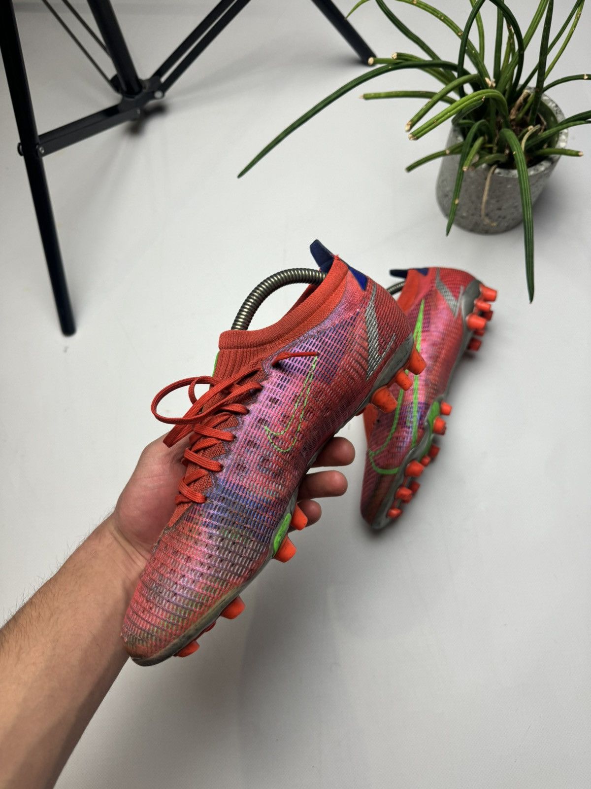 Nike × Vintage Rare Nike Mercurial flyknit boots Size US 9 / EU 42 - 4 Thumbnail