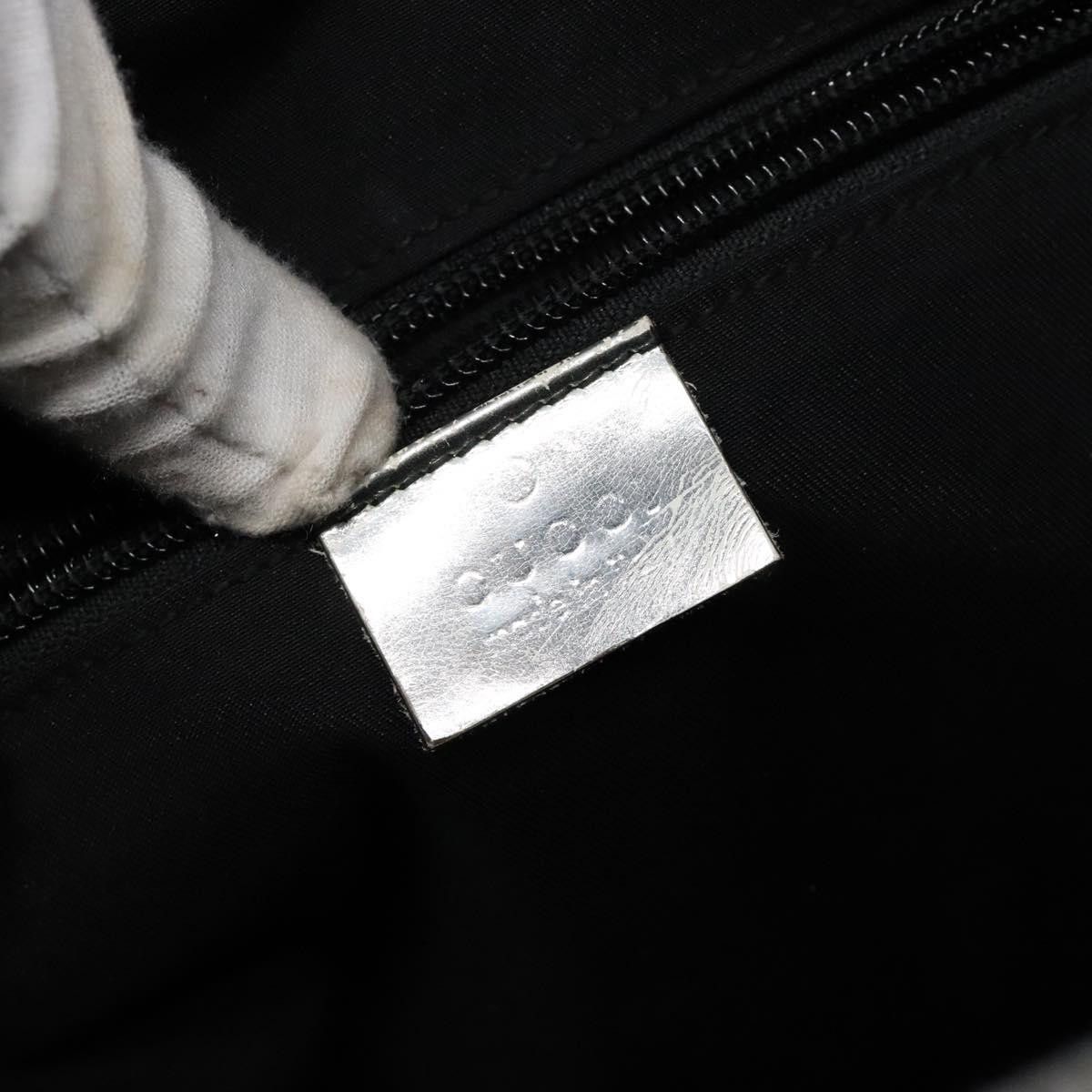 Gucci GUCCI GG Canvas Sherry Line Shoulder Bag Silver Size ONE SIZE - 15 Thumbnail