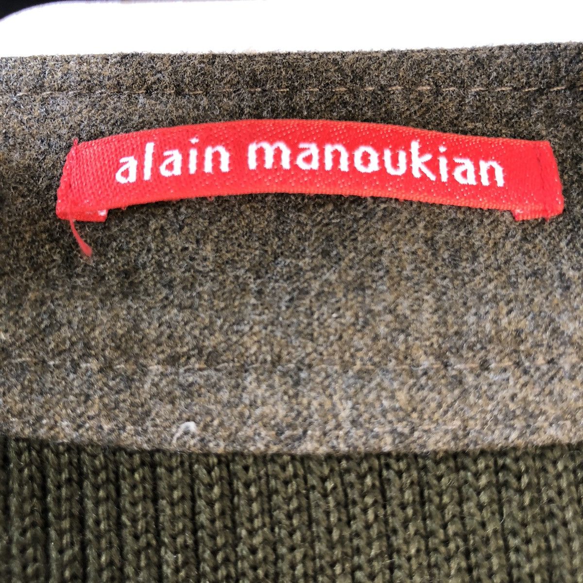 Other ALAIN MANOUKIAN Zip Up Knit Back Vest Size M / US 6-8 / IT 42-44 - 9 Thumbnail