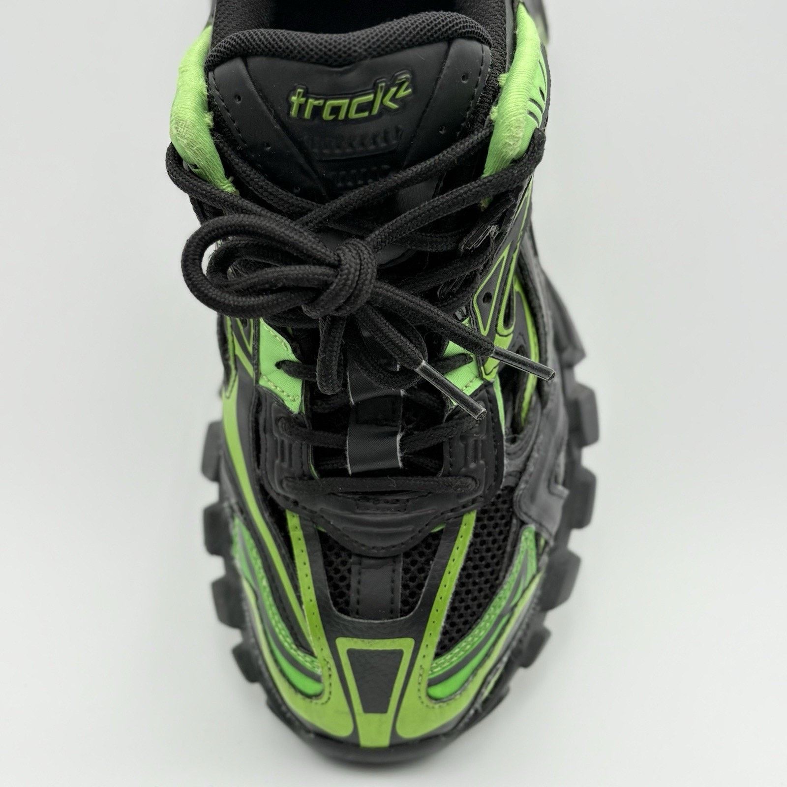 Balenciaga Balenciaga Track 2 Trainer ' Black Green ' | GOOD CONDITION! Size US 8 / EU 41 - 11 Thumbnail