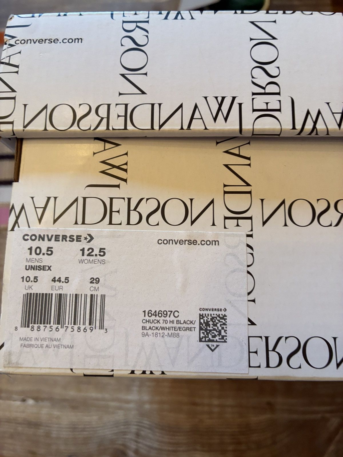 Converse × JW Anderson JW Anderson Converse (Glitter Multi-Color) Size US 10.5 / EU 43-44 - 10 Thumbnail