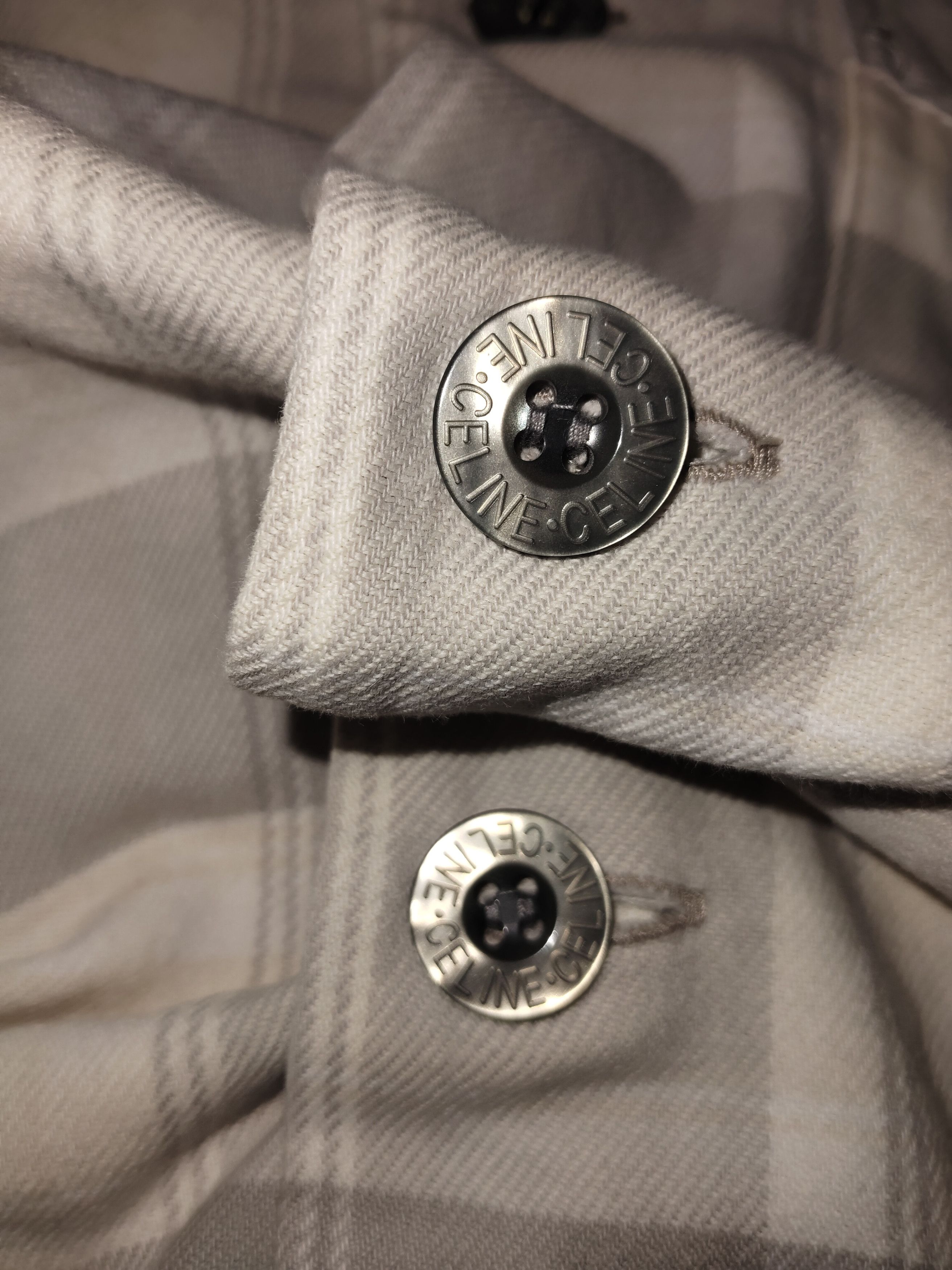 Celine CELINE Tartan Pajamas Shirt Size US L / EU 52-54 / 3 - 5 Thumbnail